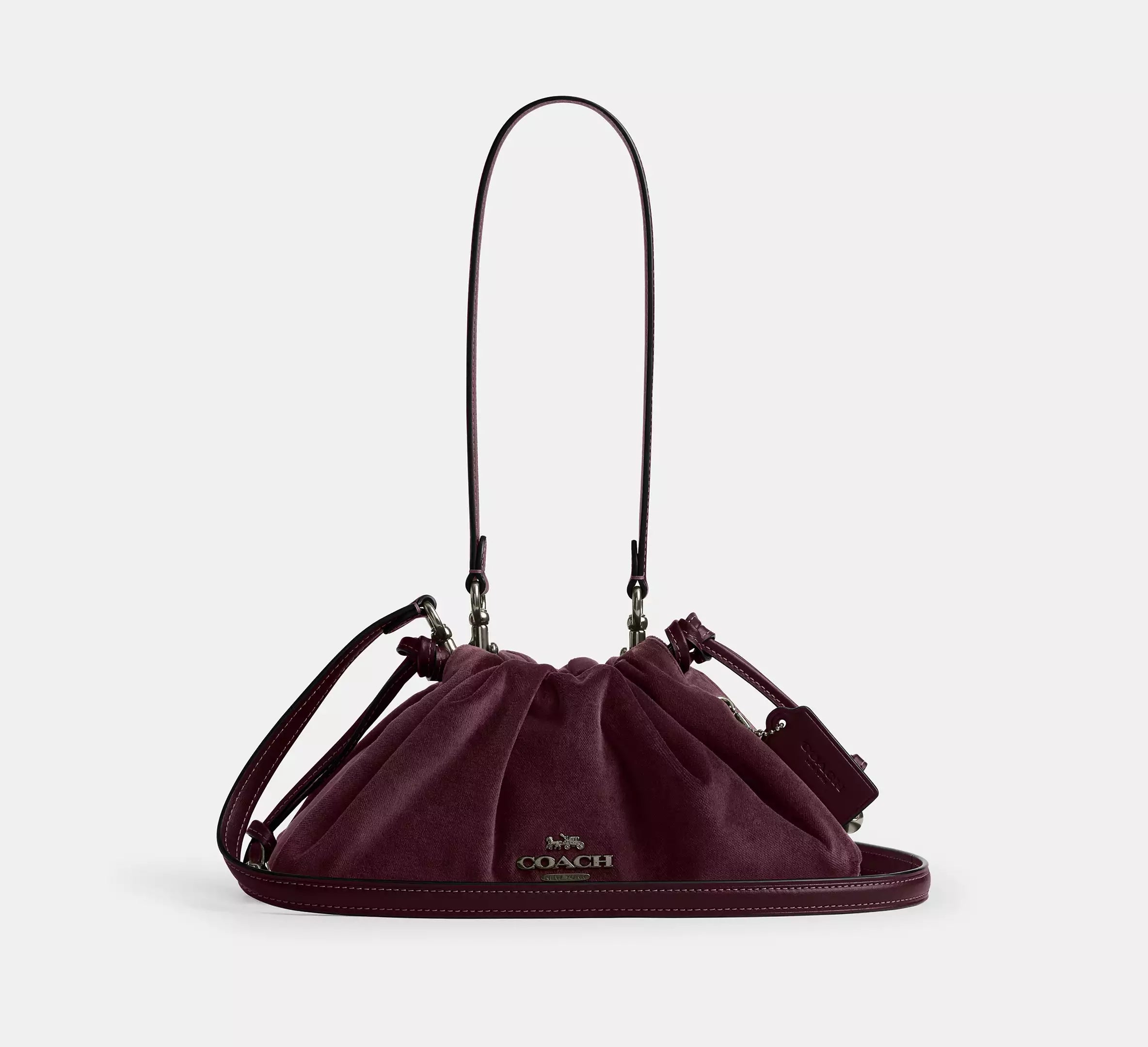 Gunmetal/Burgundy
