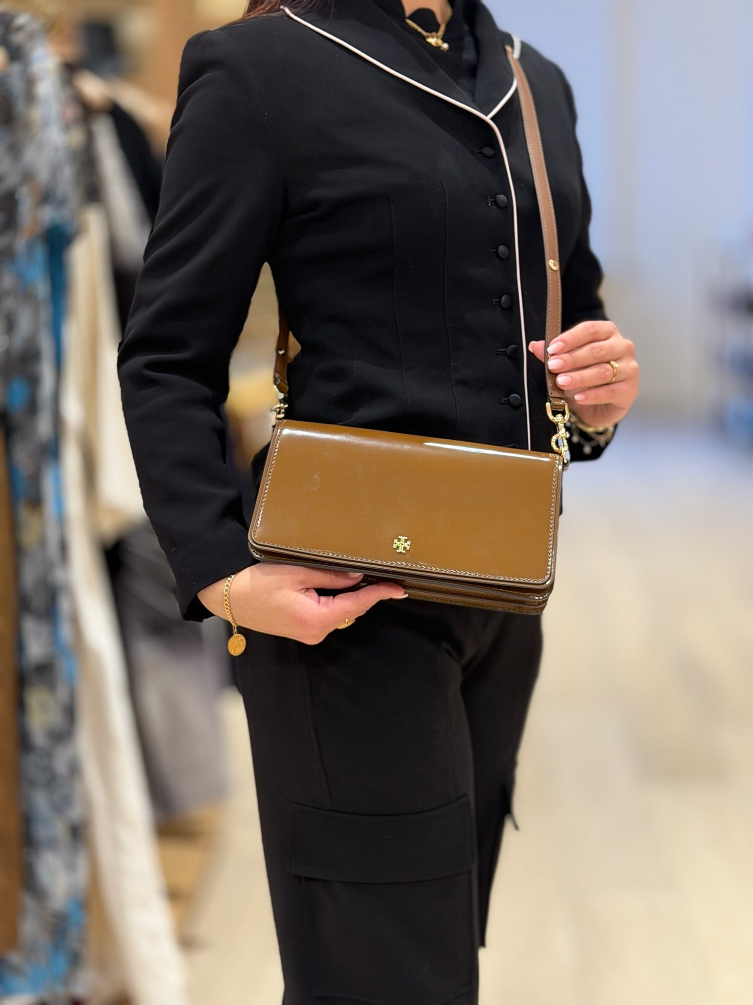 Emerson Mini Crossbody Patent Smooth Leather