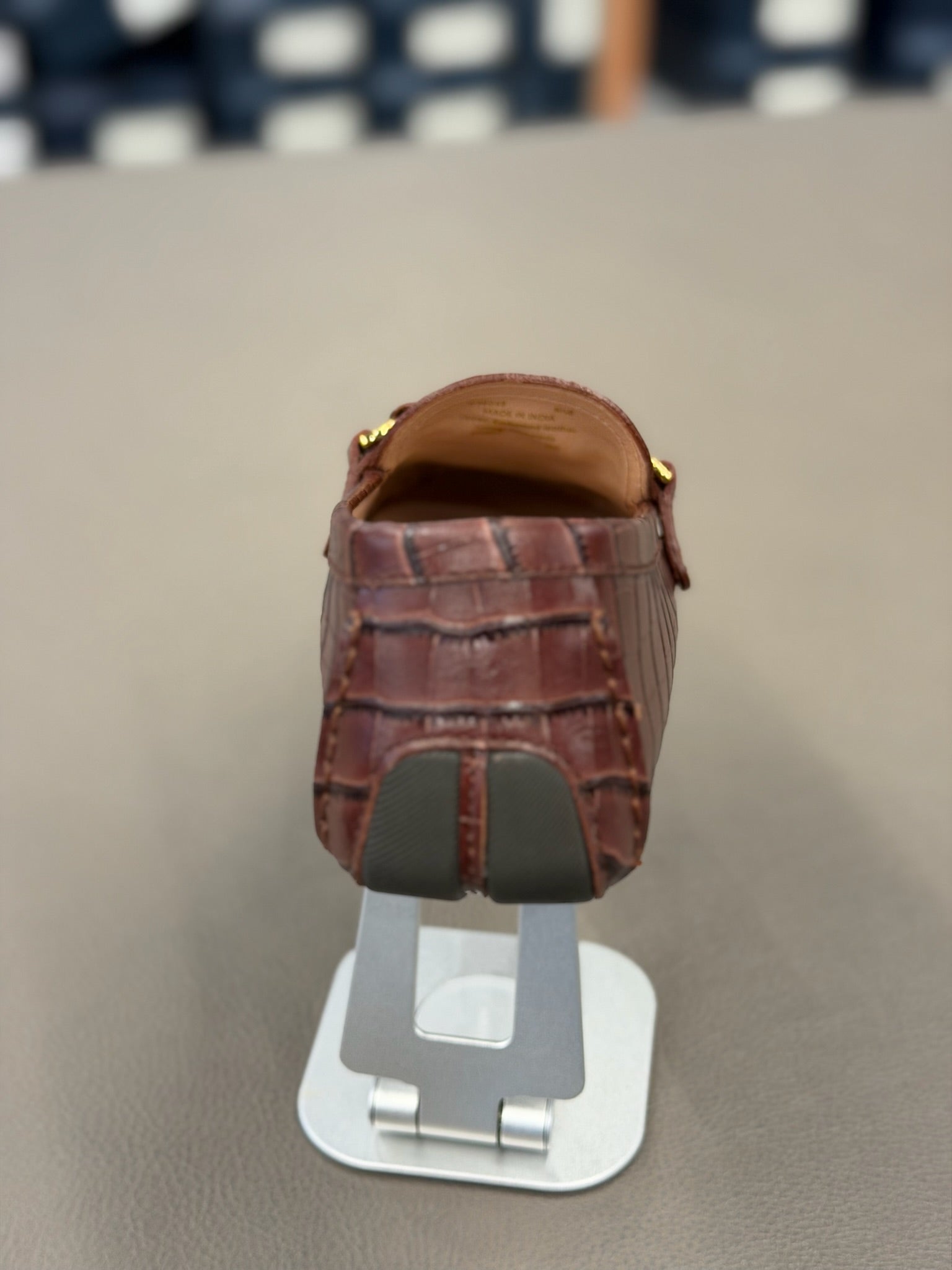 Women's Emmie Knot Driver Driving Style Loafer Irish Coffee Suede