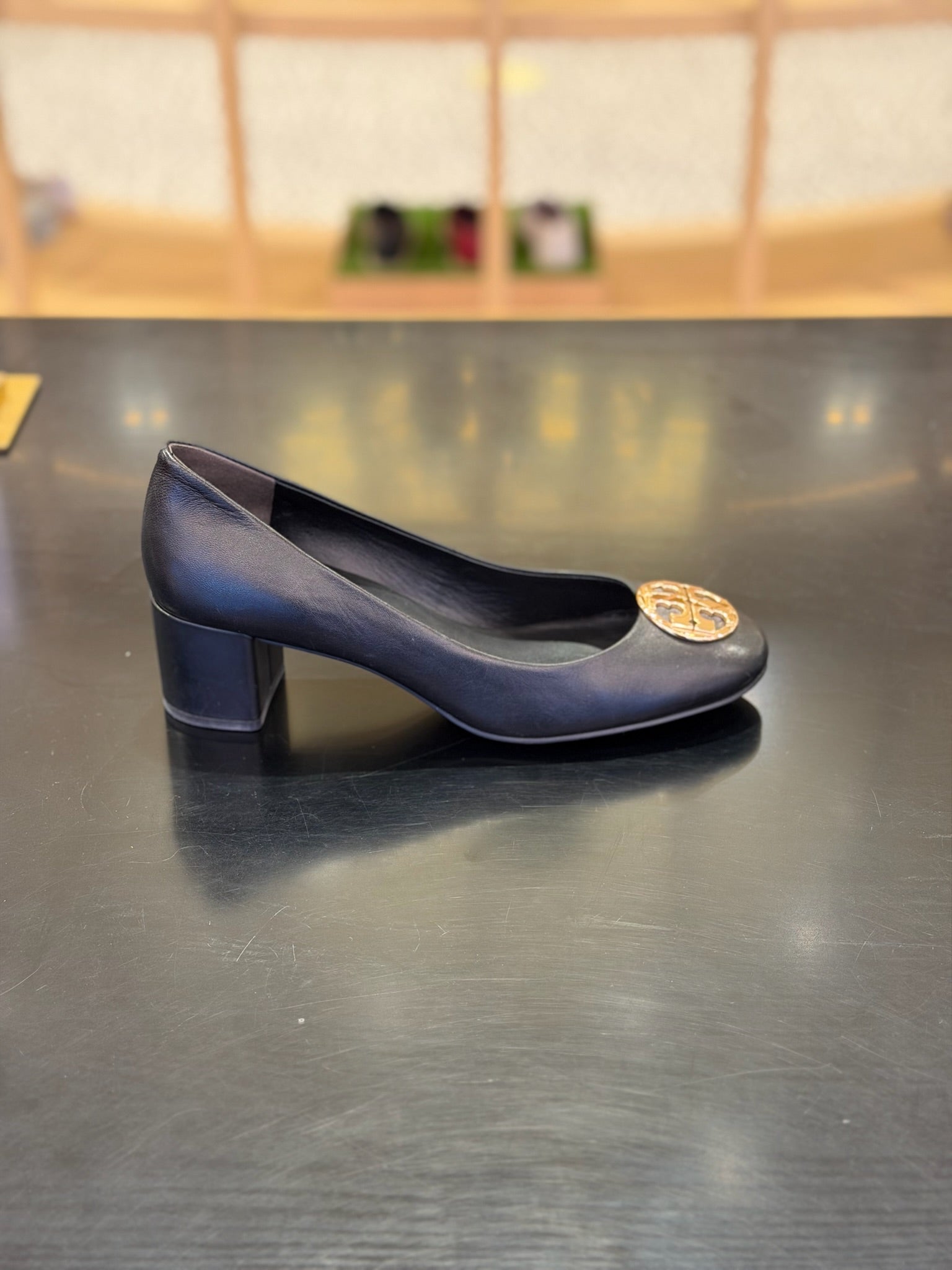 Chelsea Block Heel Pumps