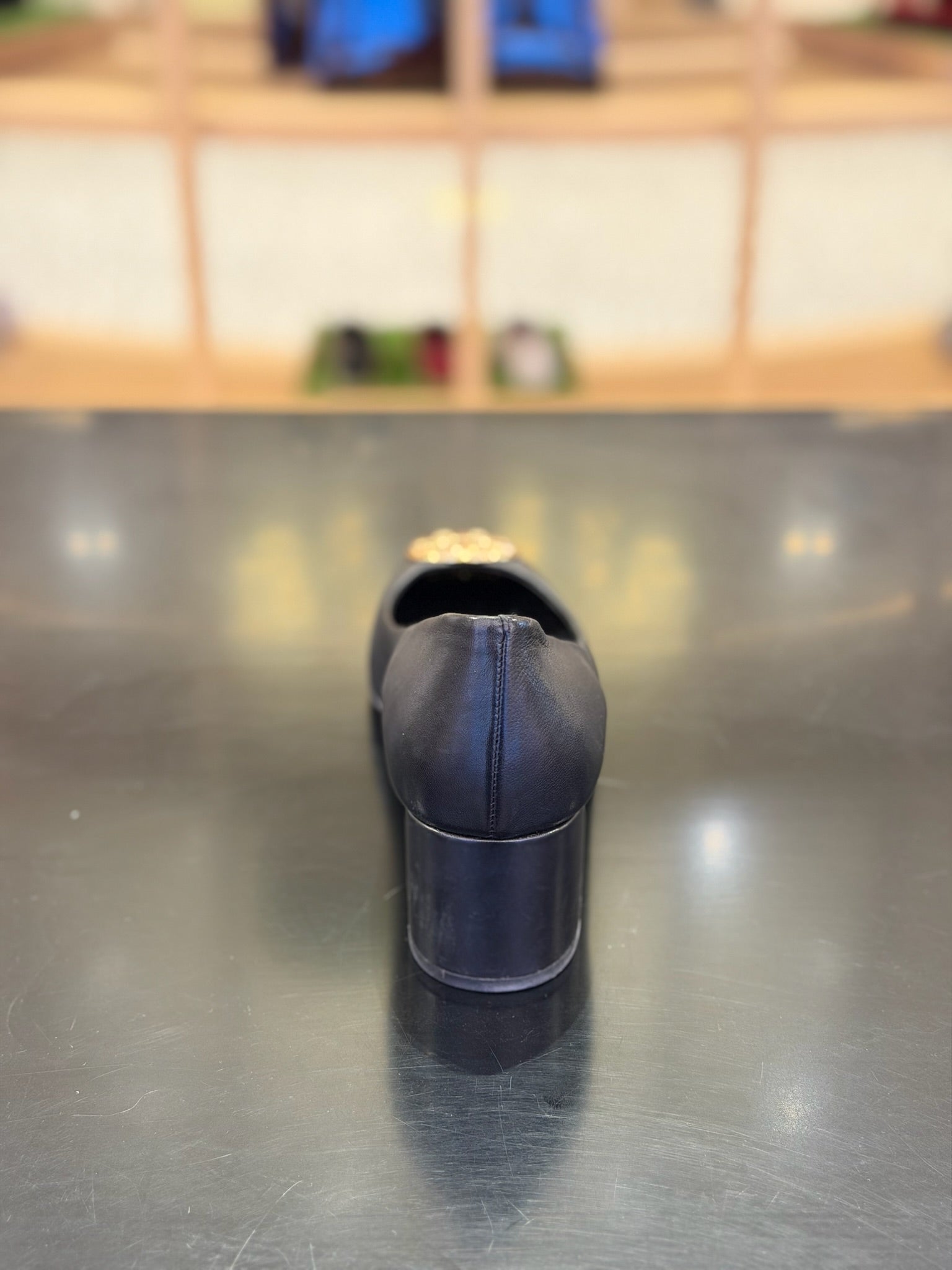 Chelsea Block Heel Pumps