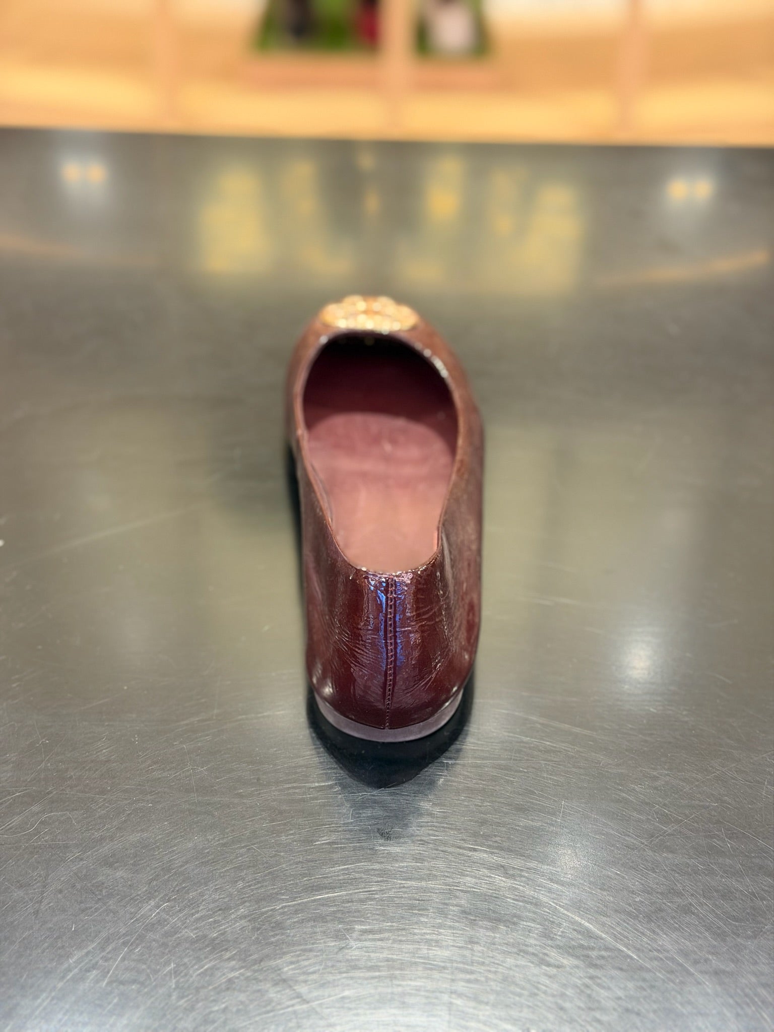 Minnie Travel Ballet Flats Burgundy