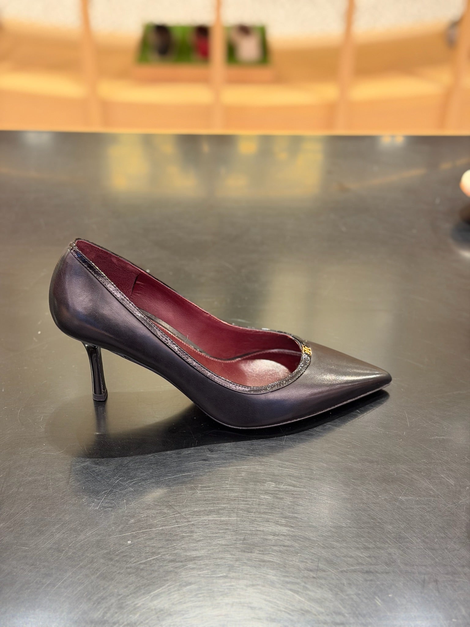 Double t buckle pump