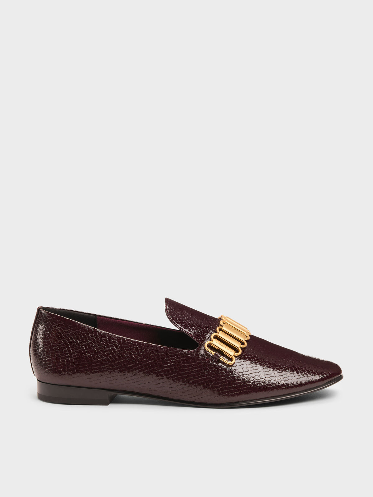 Animal Print Burgundy