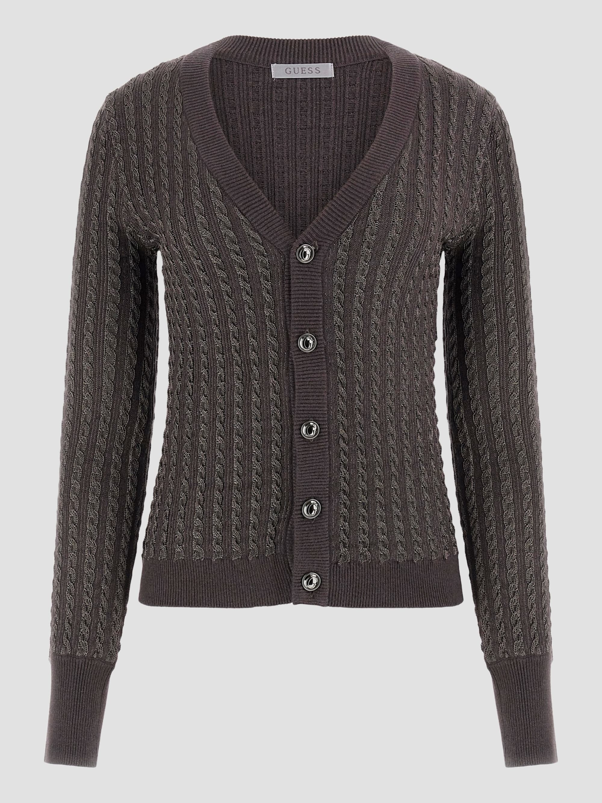Dark Grey Silver Lurex