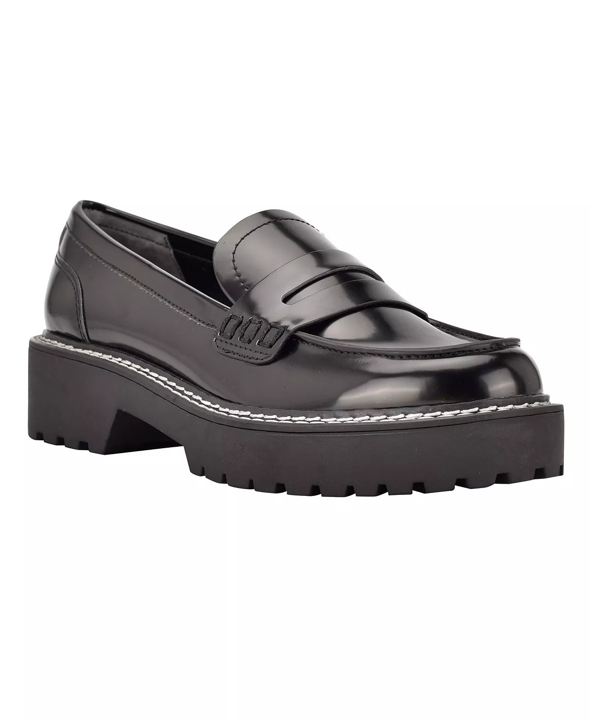 Black Faux Leather