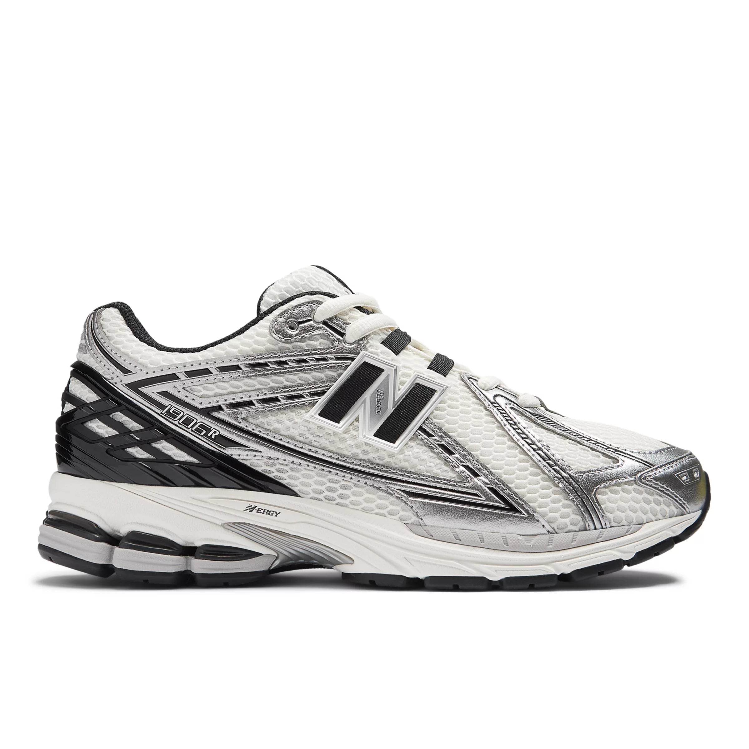 Silver Metallic With White And Sea Salt