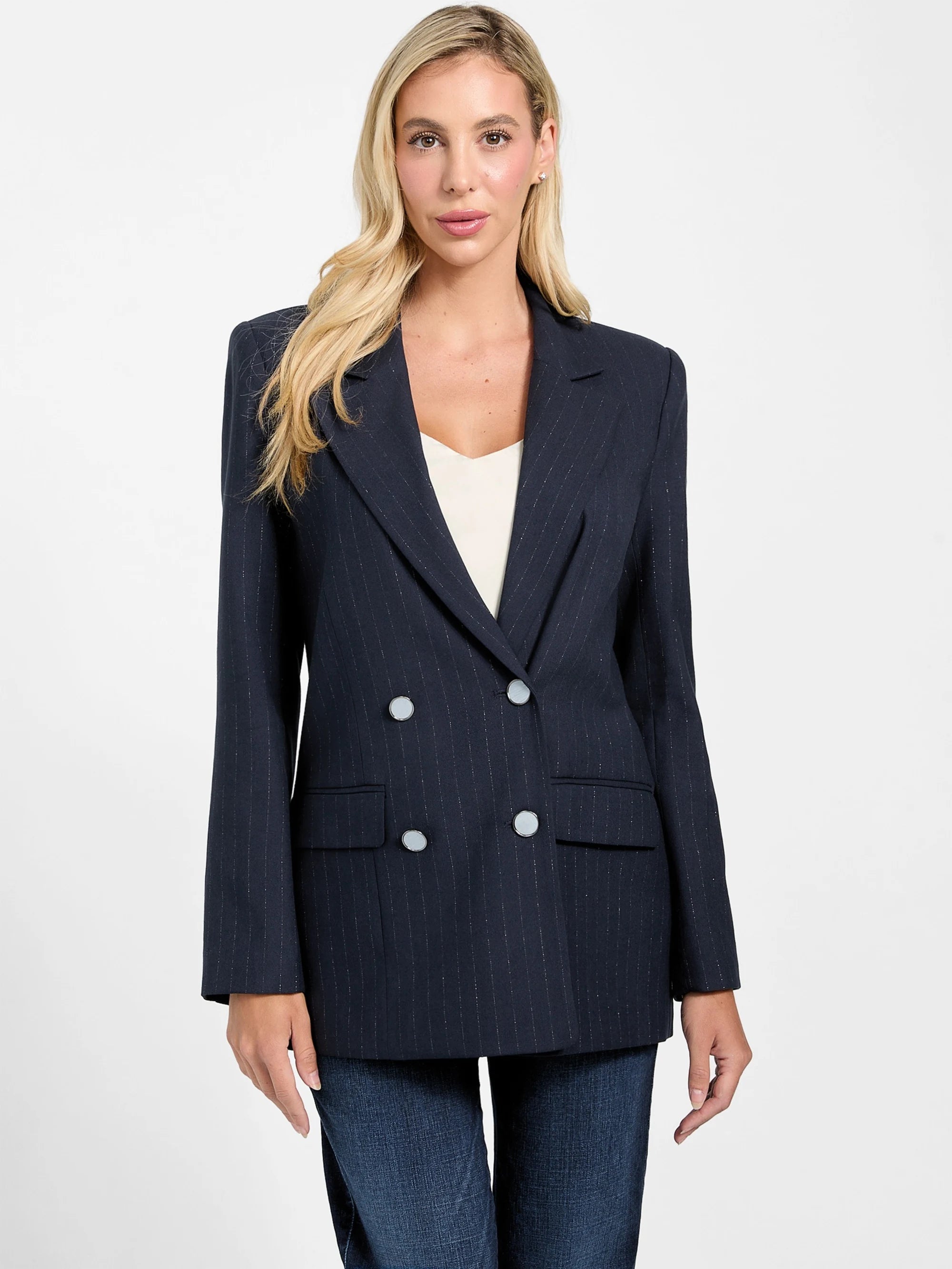 Suiting Blue Pinstripe Co