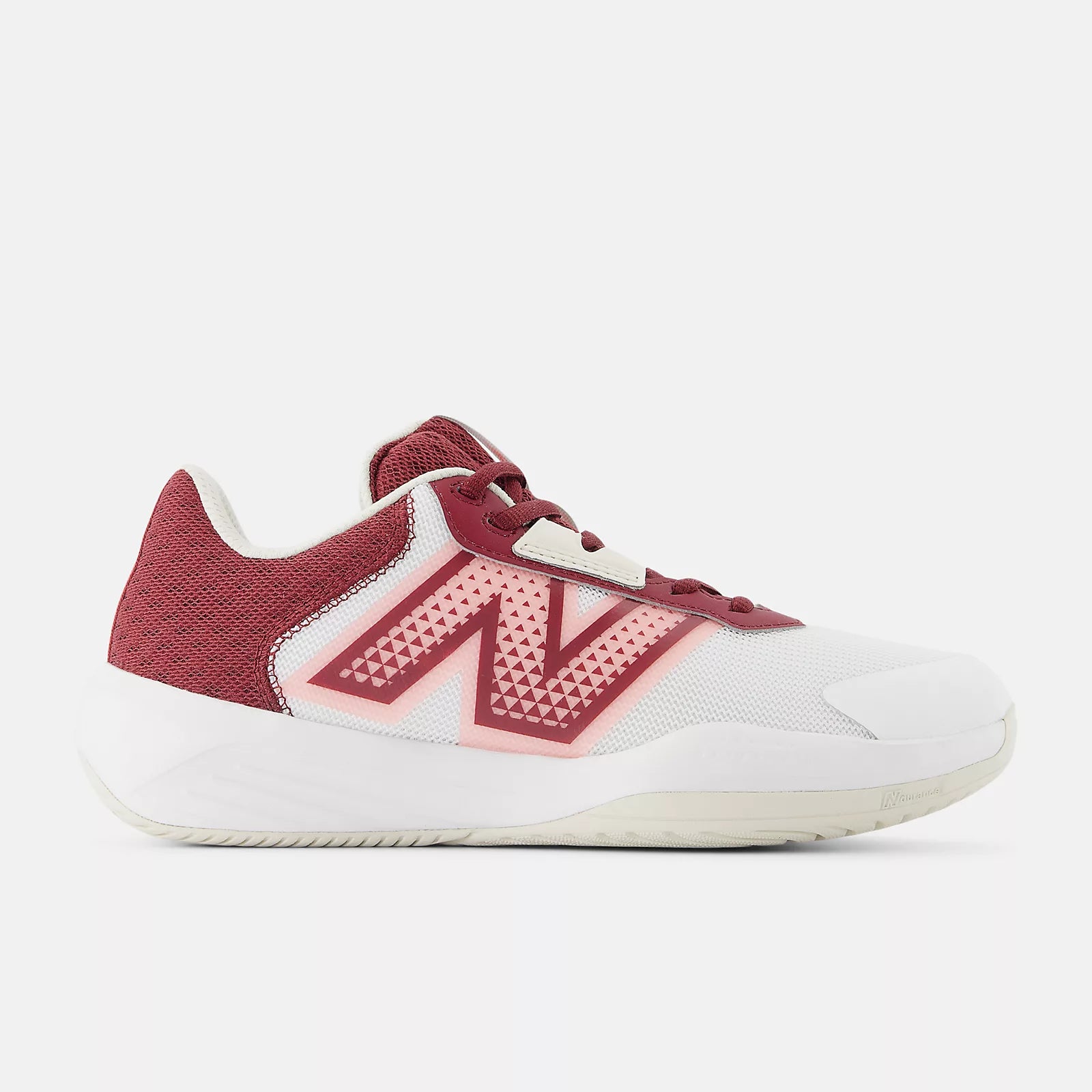 White With Monarch Burgundy