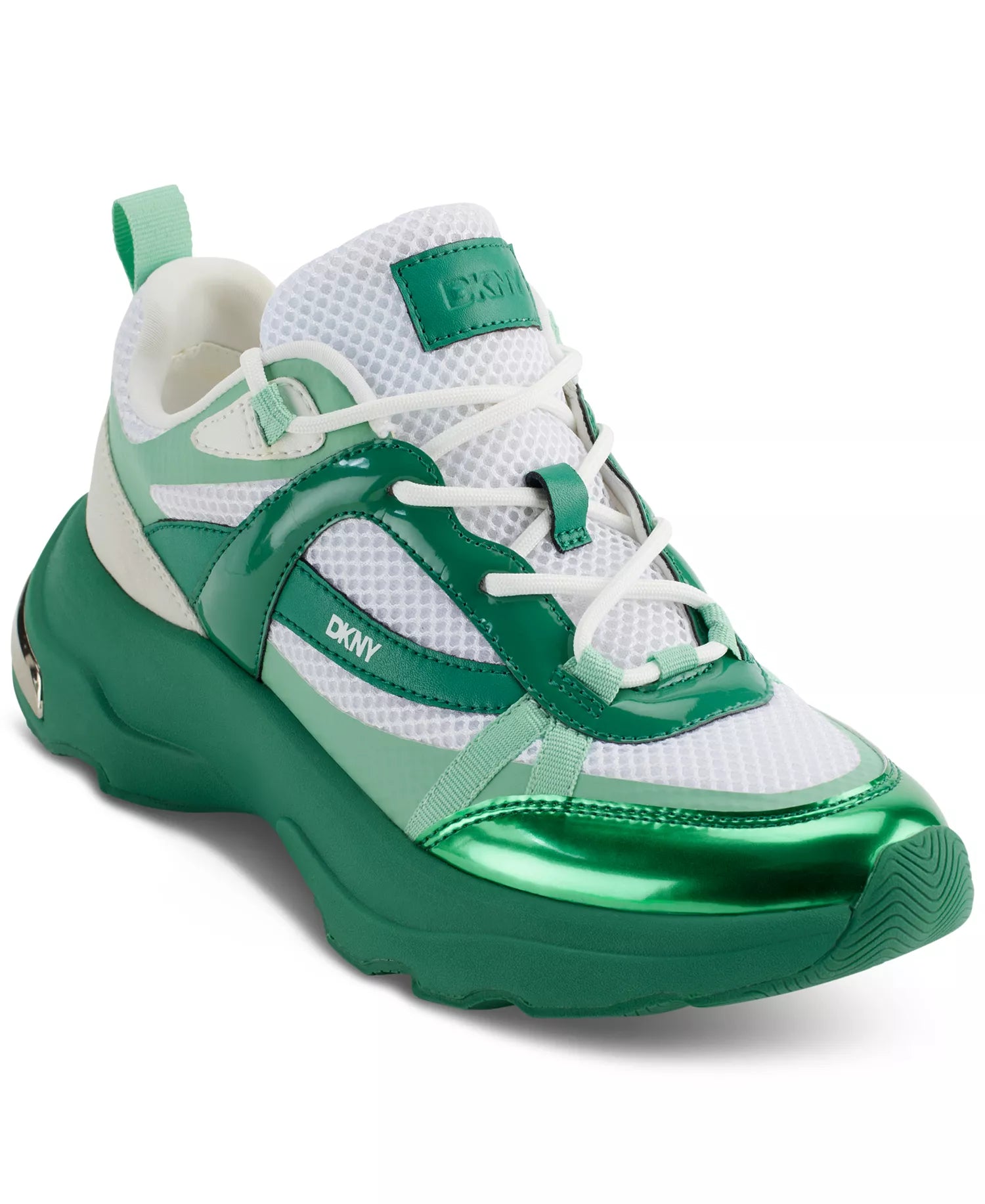 Bright White/ Green