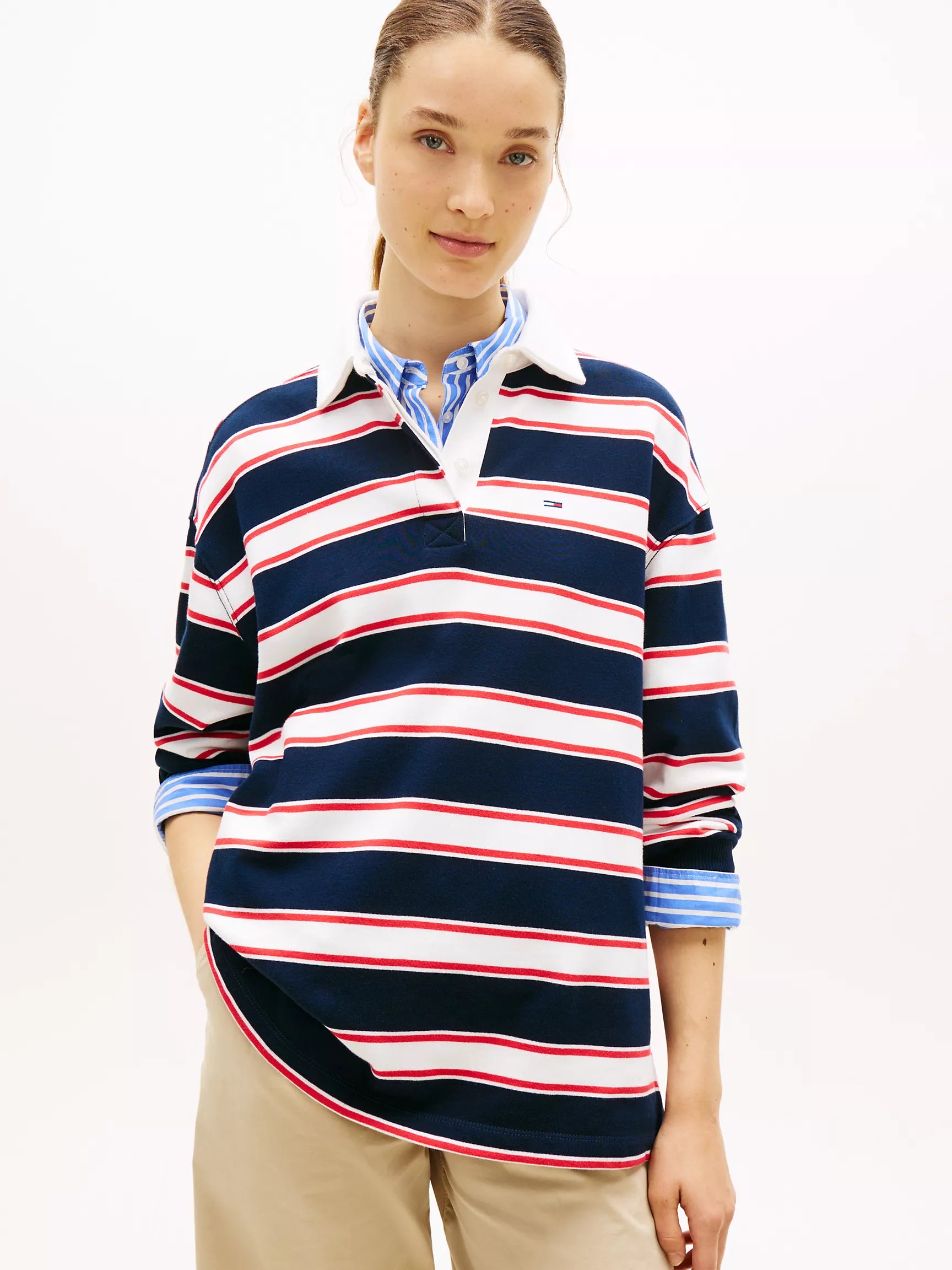 Dark Night Navy / Multi Stripe