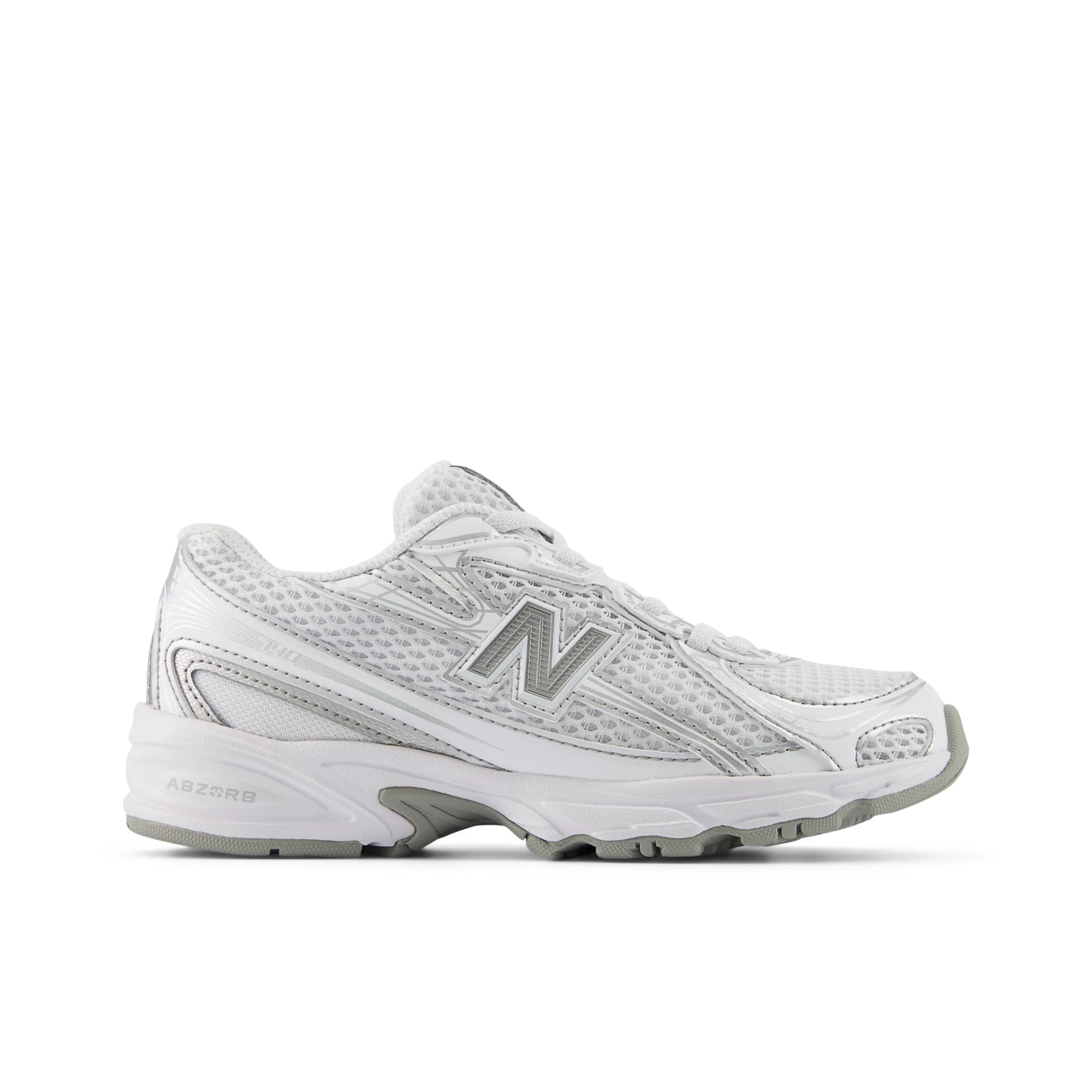 White With Silver Metallic