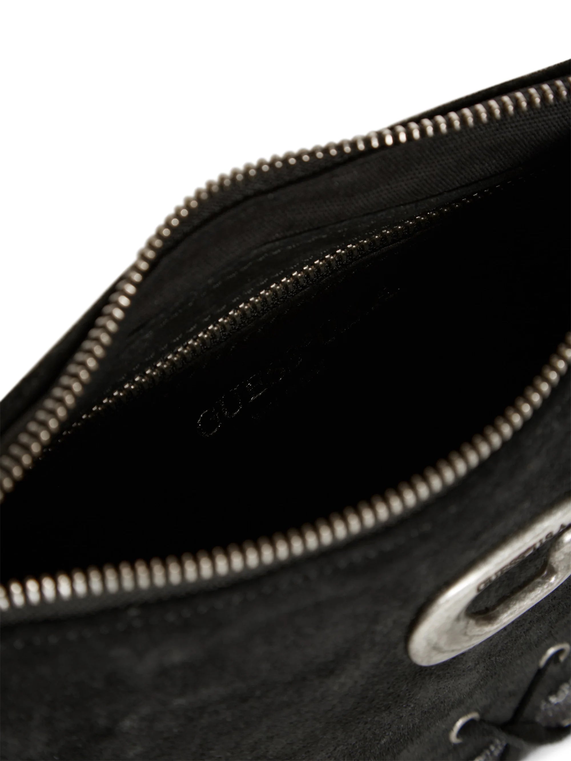 Black Denim Suede