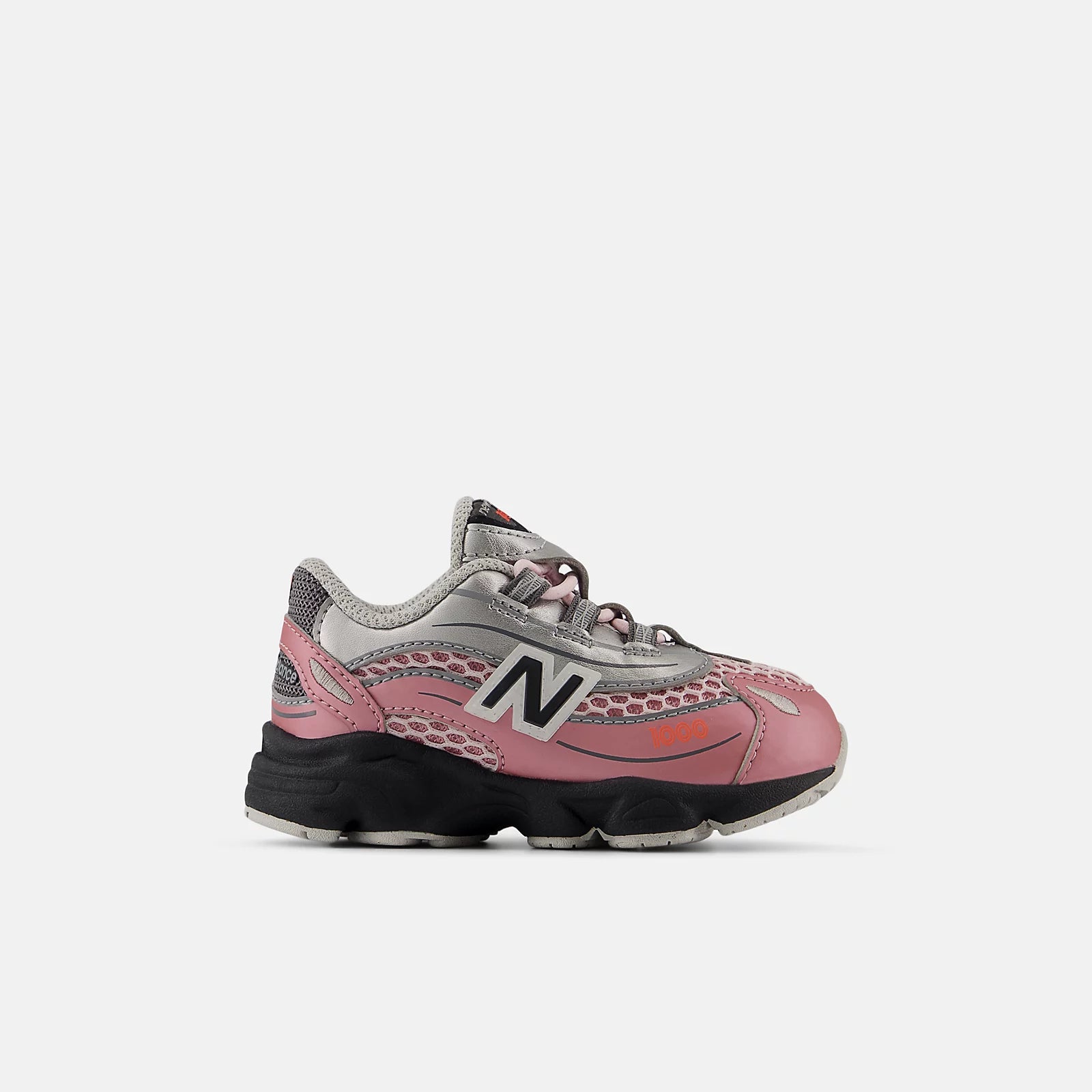 Pink Taffy With Silver Metallic And Urgent Red