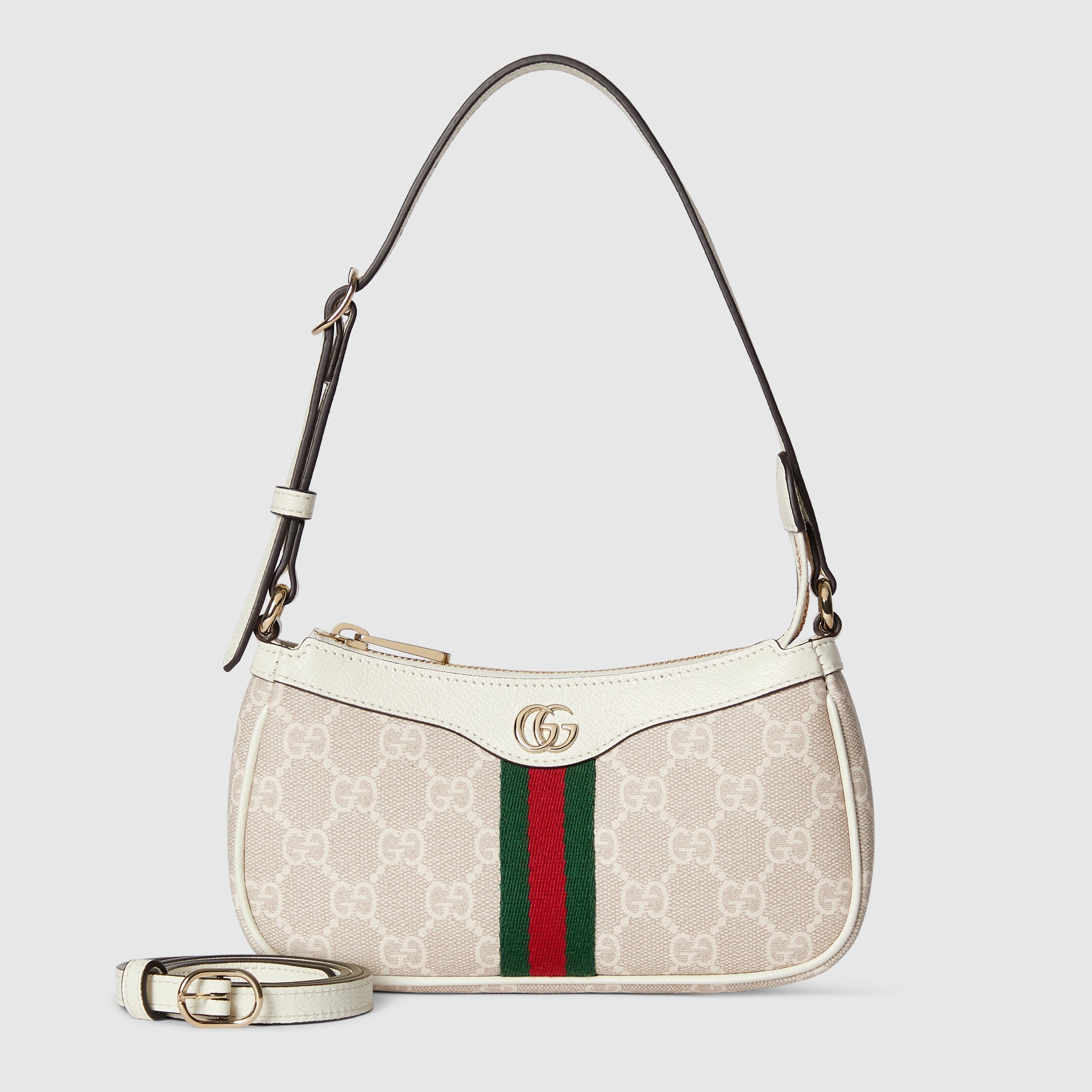 tela GG beige y blanco