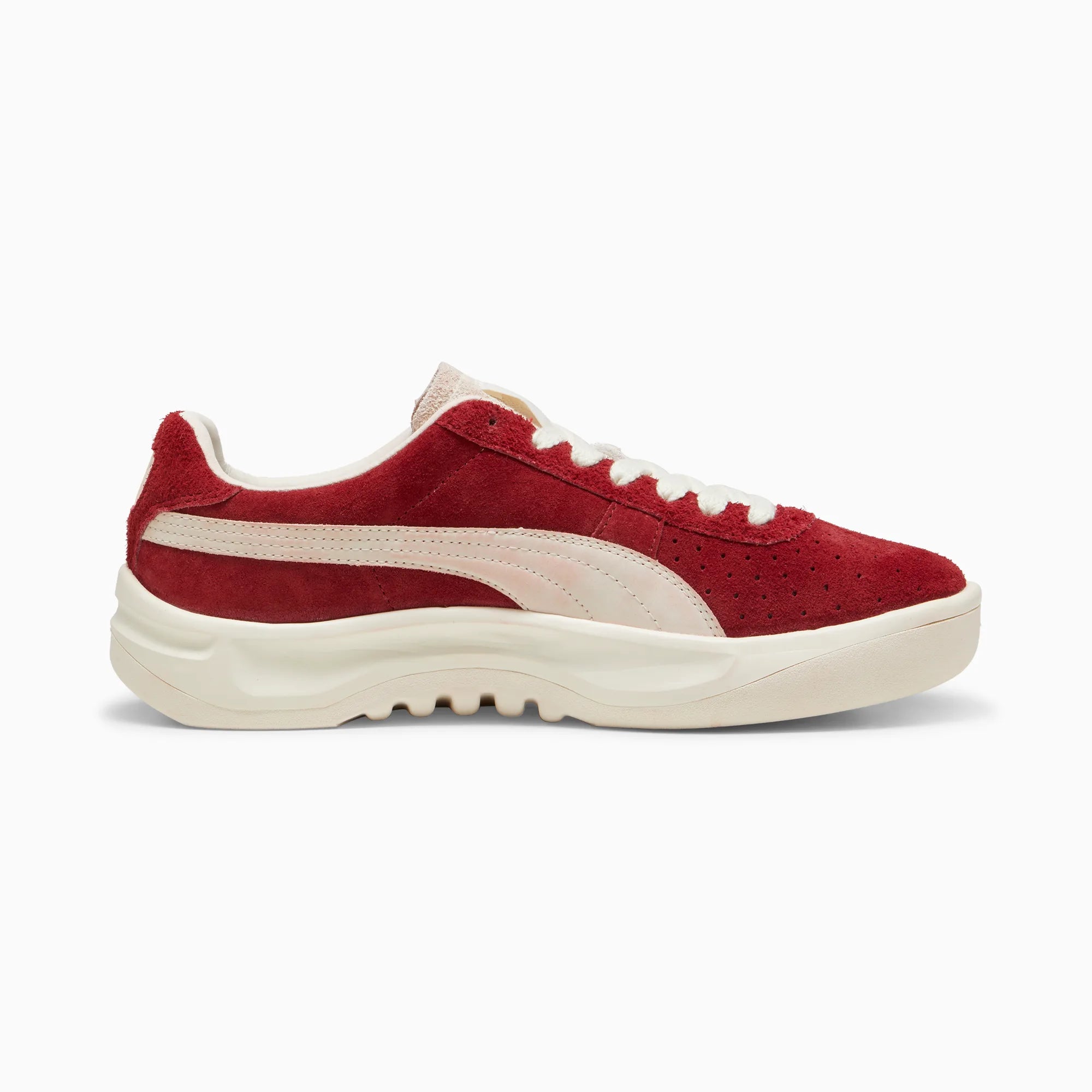 Intense Red-Frosted Ivory