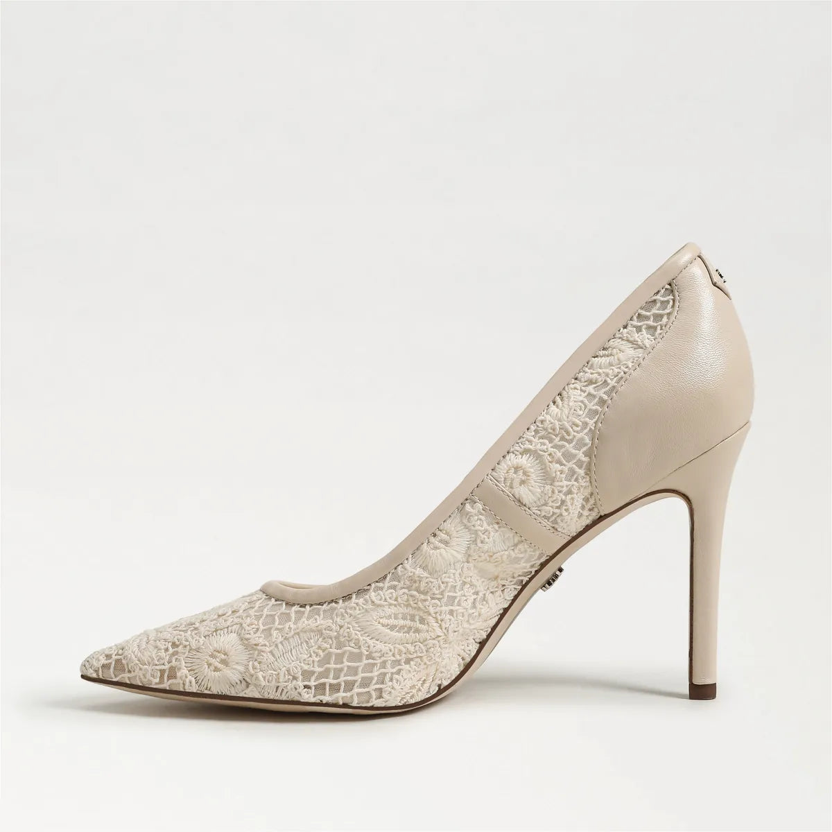 Warm Ivory Mesh Fabric