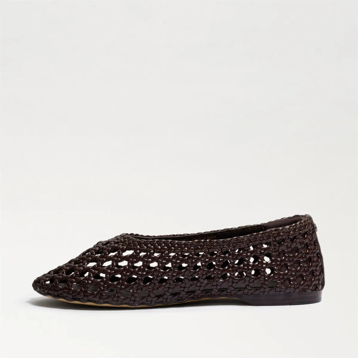 Dark Brown Woven Leather