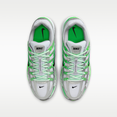 Metallic Silver/White/Green Strike/Black