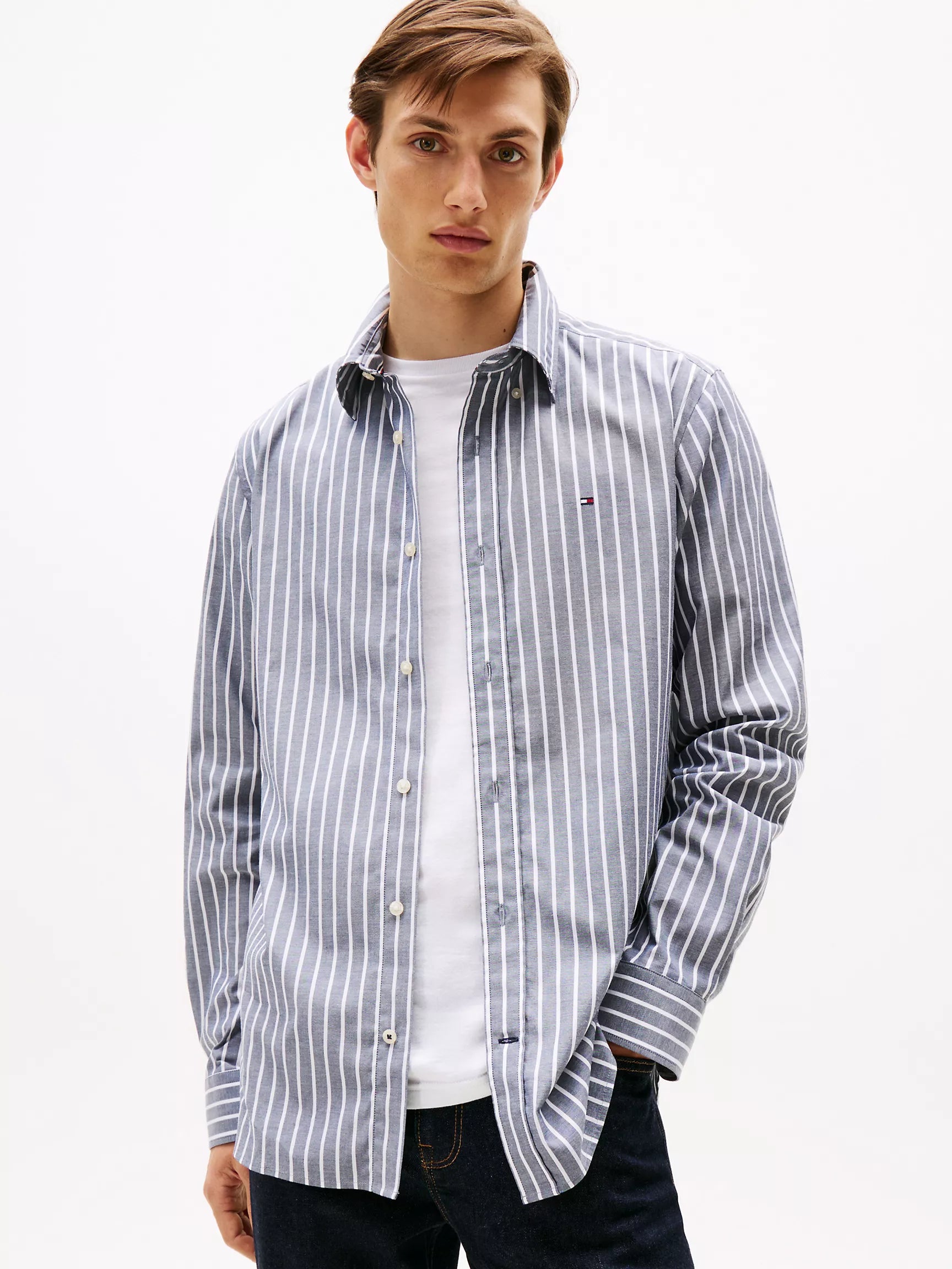 Carbon Navy Stripe