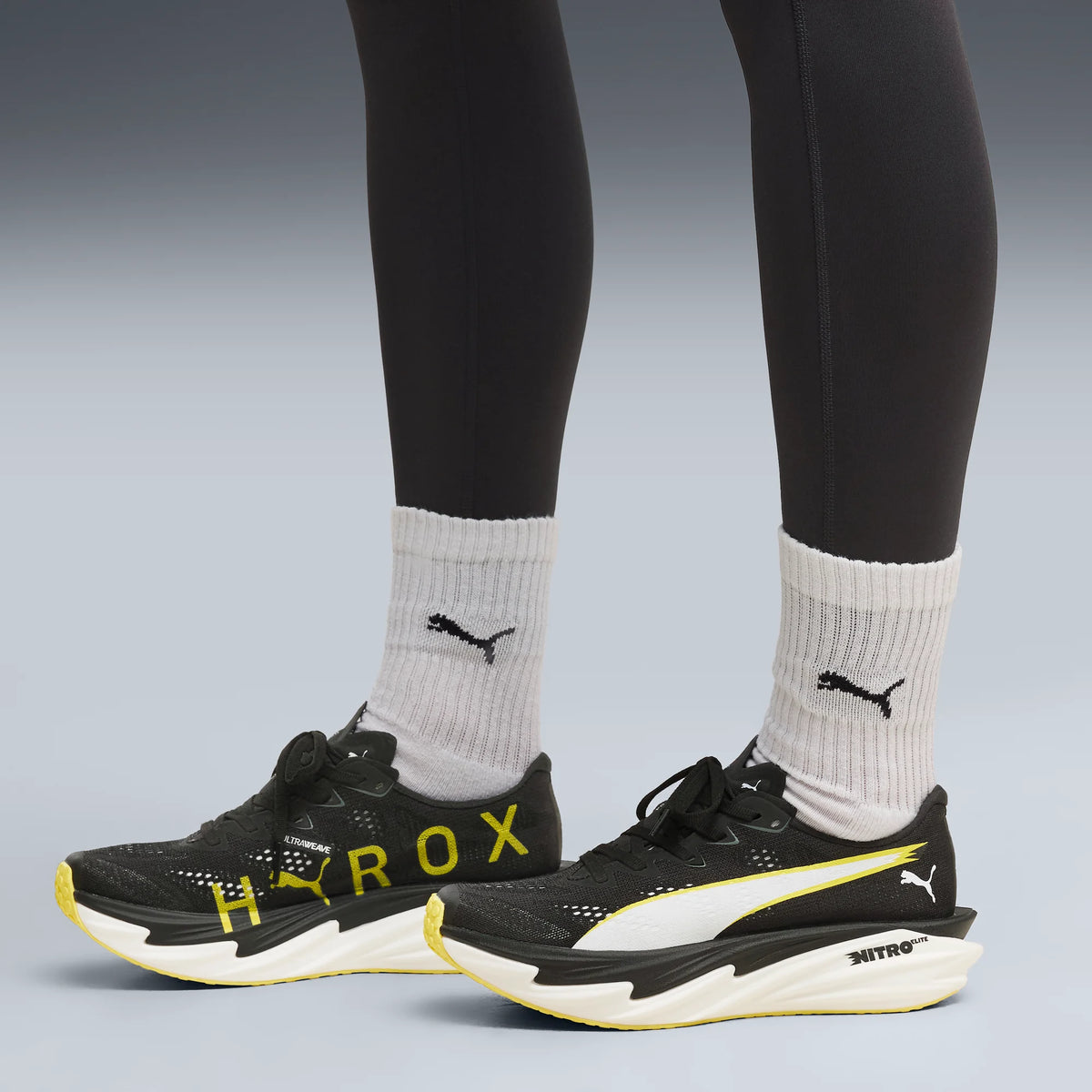 PUMA Black-Vibrant Yellow