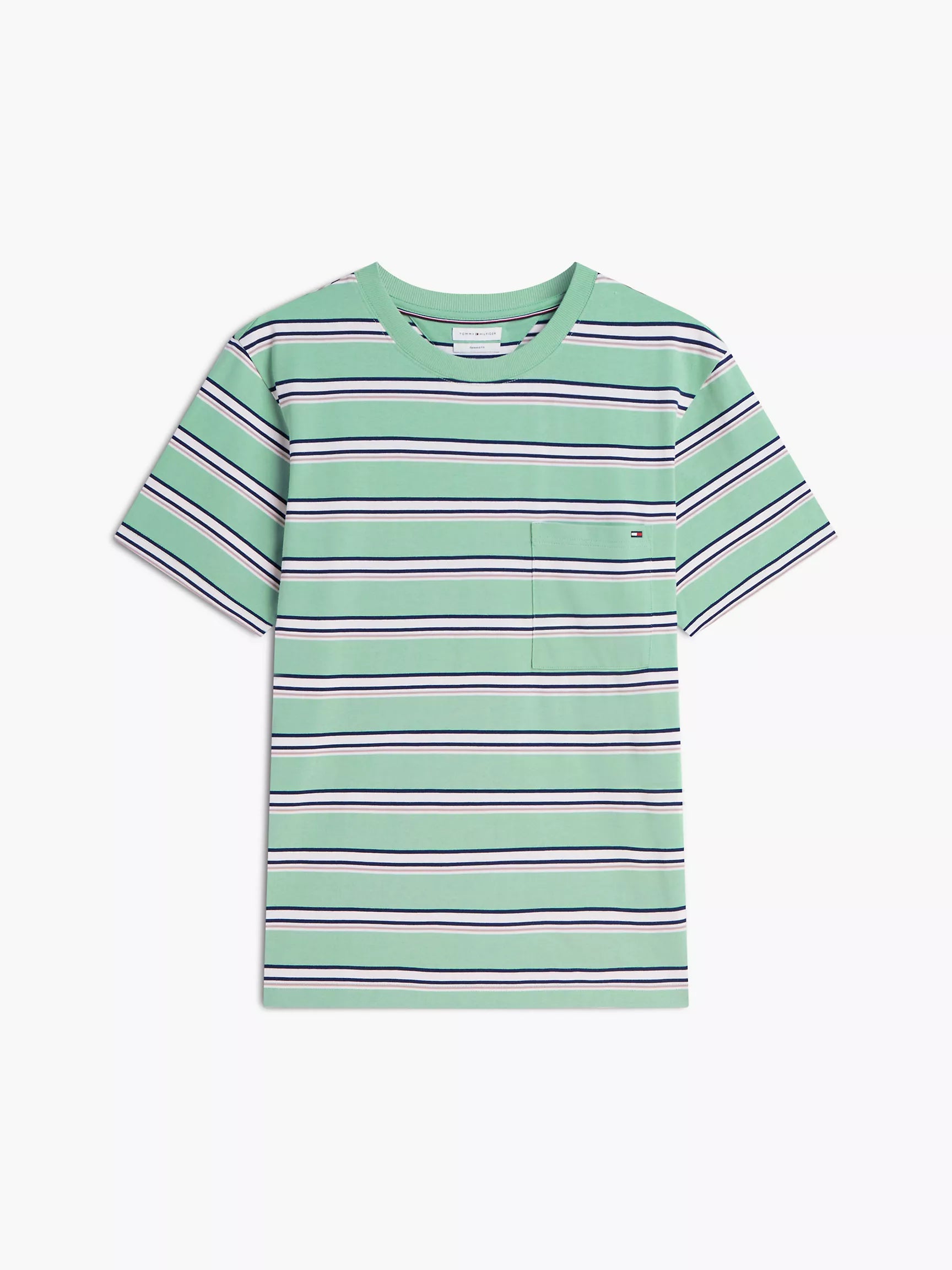 Cut Grass/Navy/White Stripe
