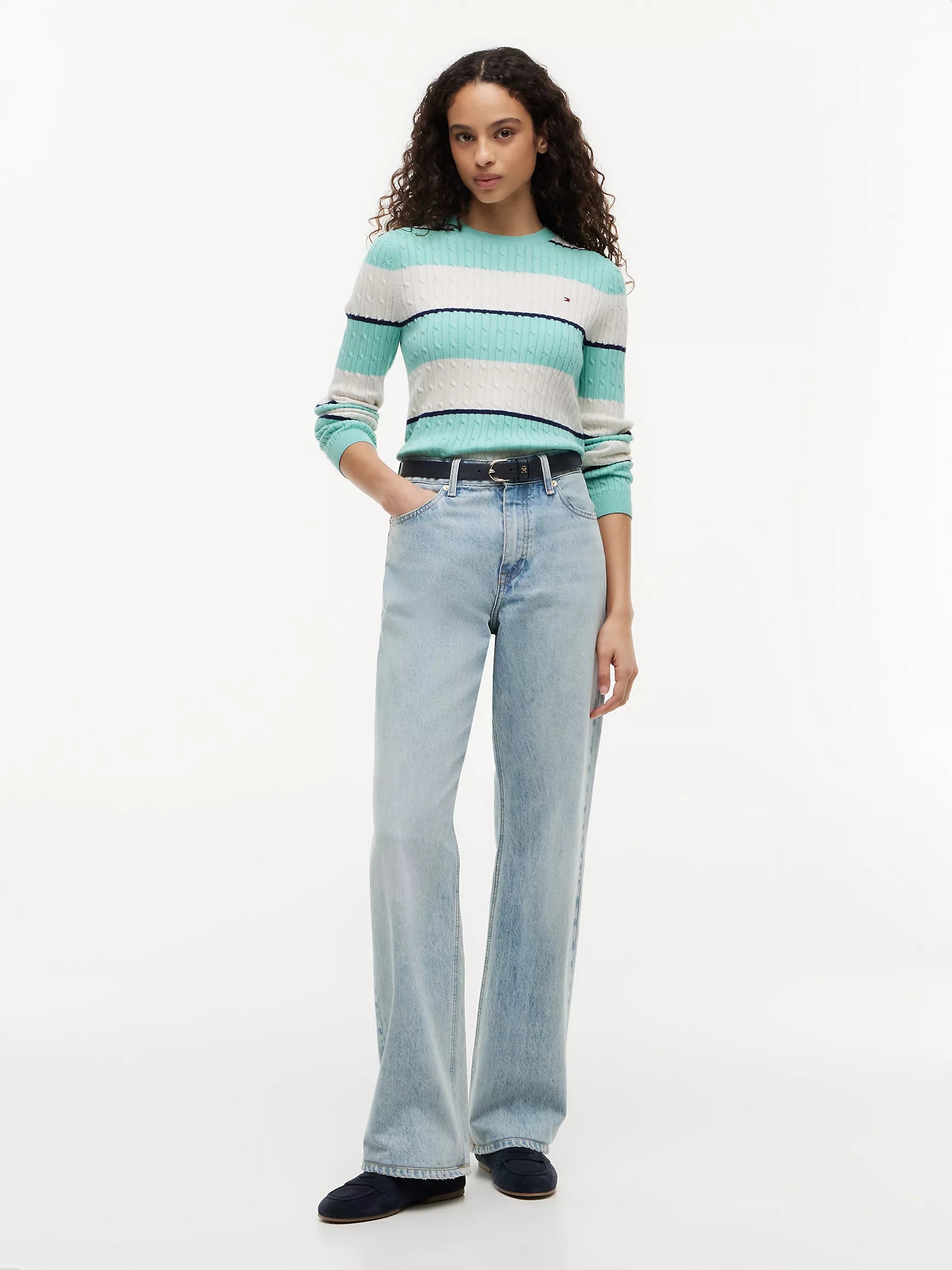 Mint Green Stripe