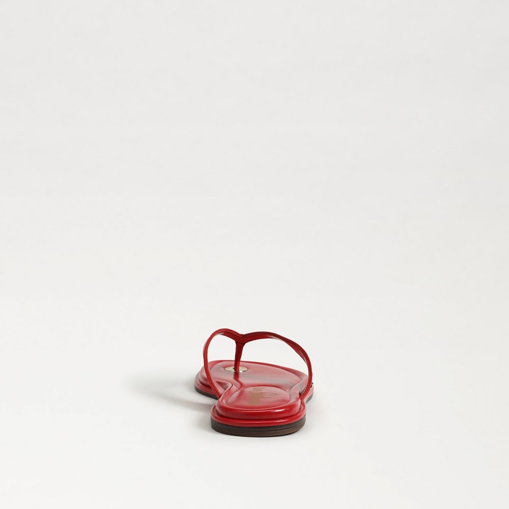 Bright Summer Red Leather