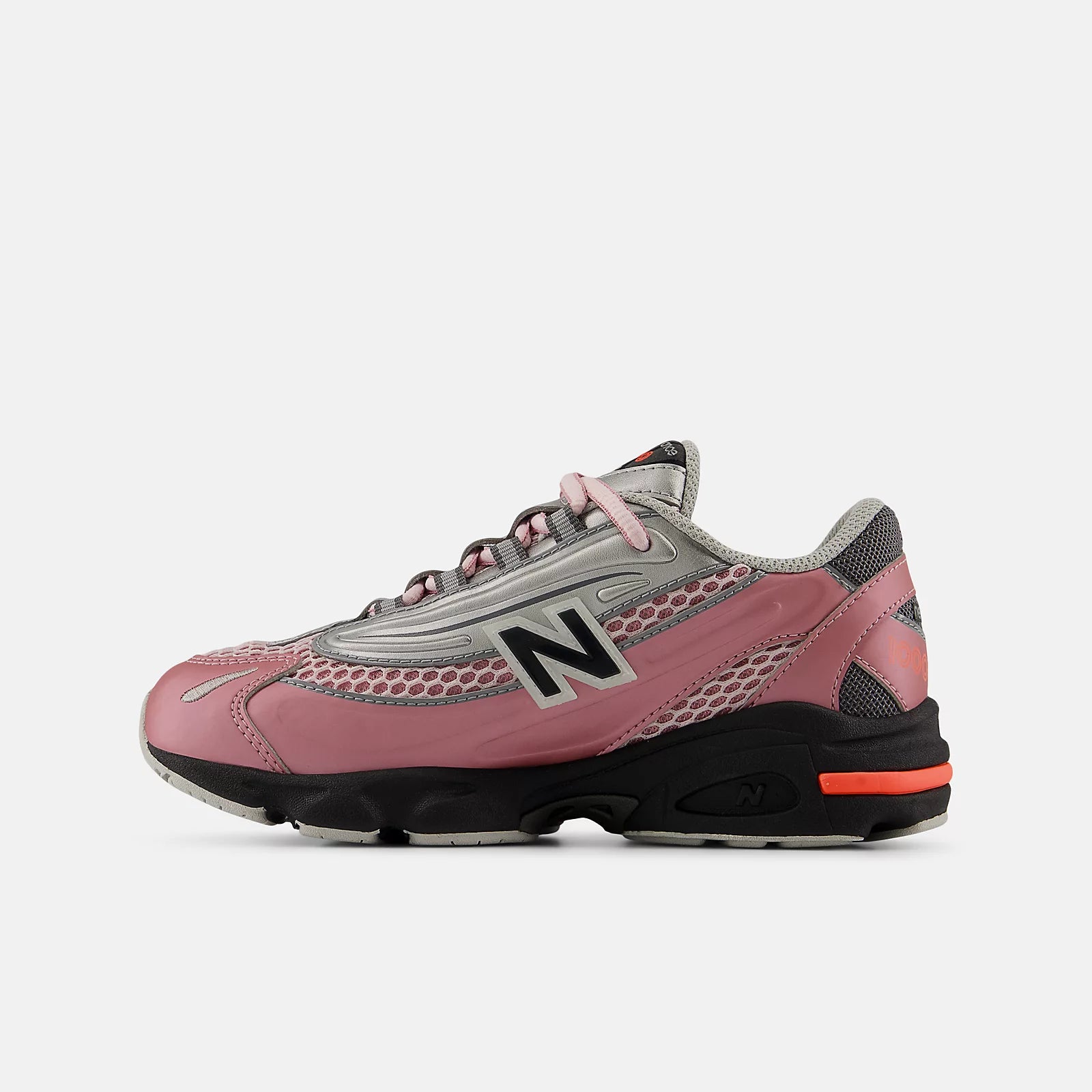 Pink Taffy With Silver Metallic And Urgent Red