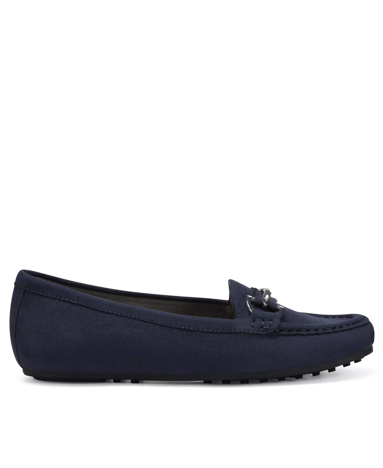 Navy Faux Suede
