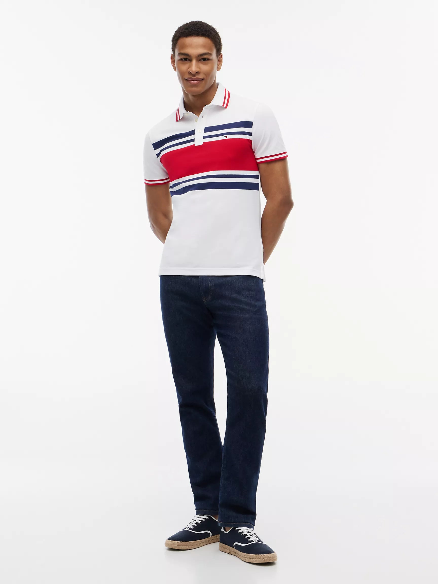 White/Primary Red