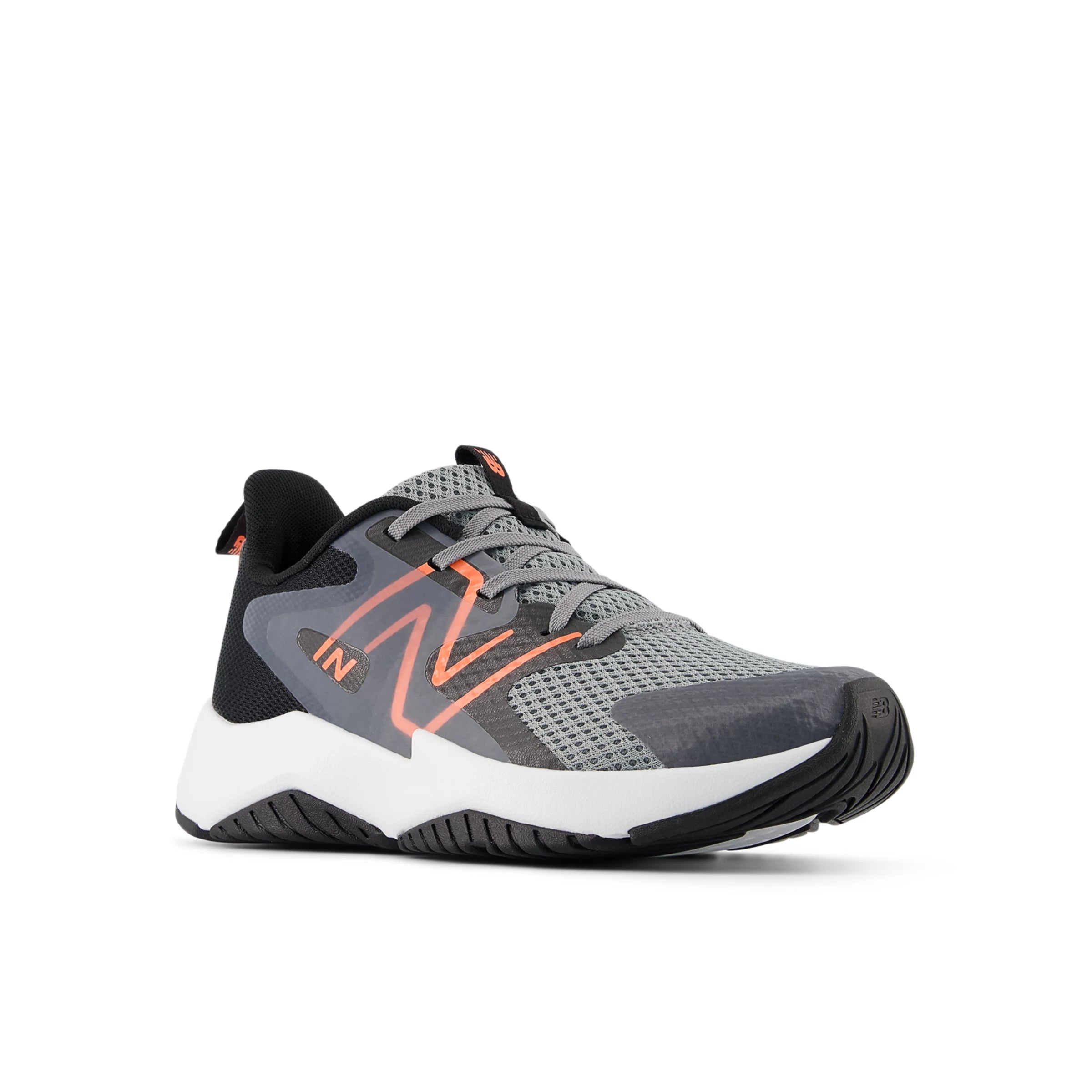 Slate Grey With Black And Tangerine Heat