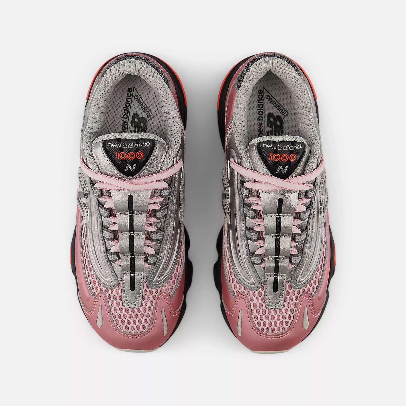 Pink Taffy With Silver Metallic And Urgent Red