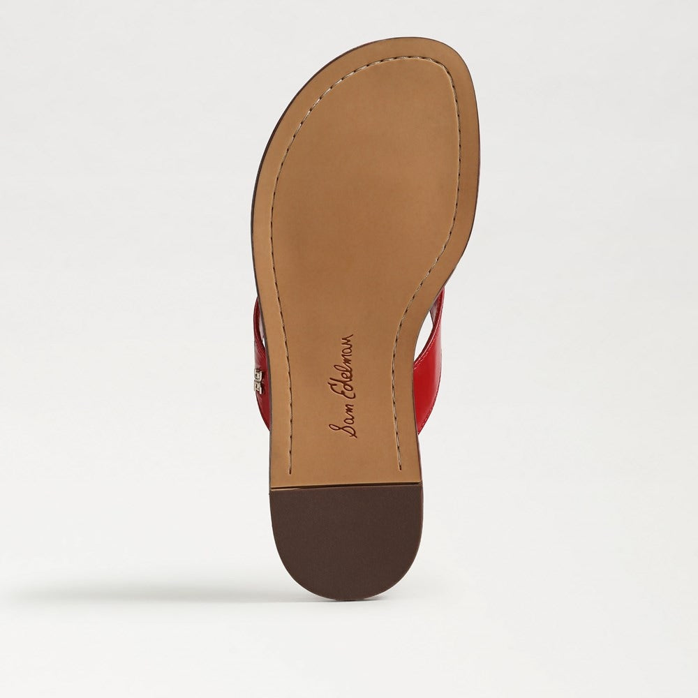 Bright Summer Red Leather