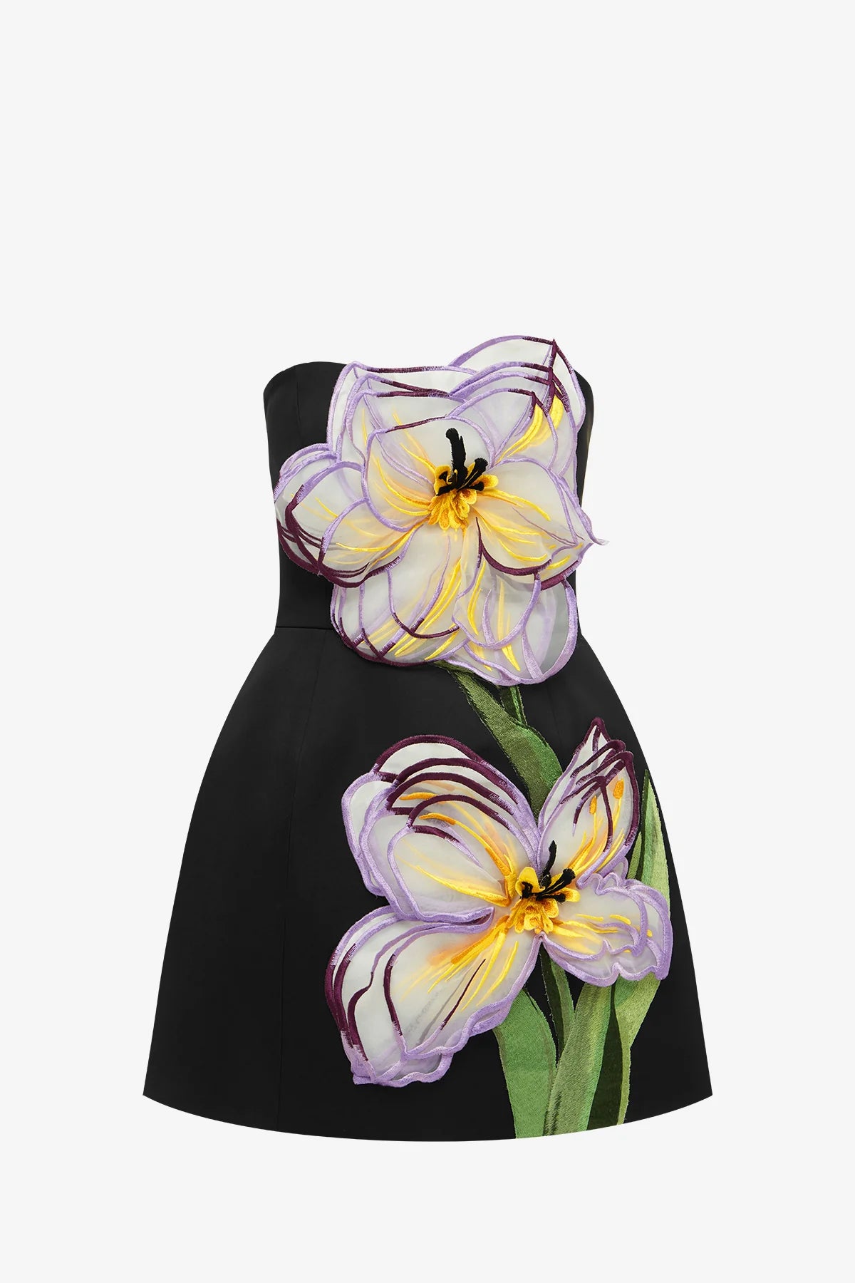 Iris Print in Ebony