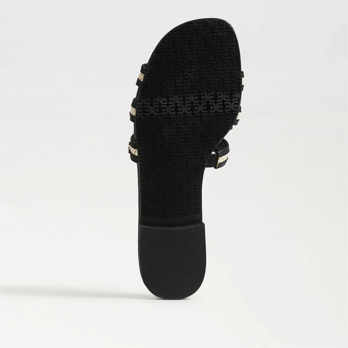 Black Linen Faux Raffia