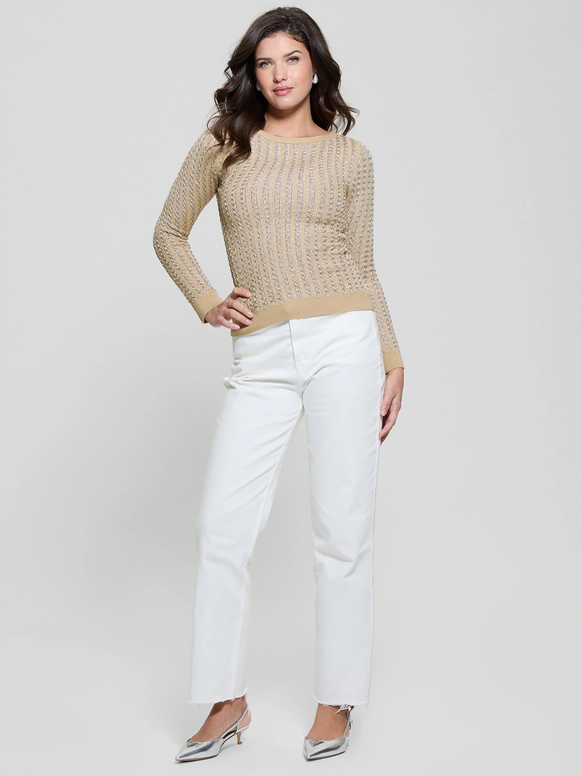 Safari Tan Gold Lurex