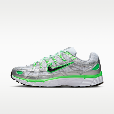 Metallic Silver/White/Green Strike/Black