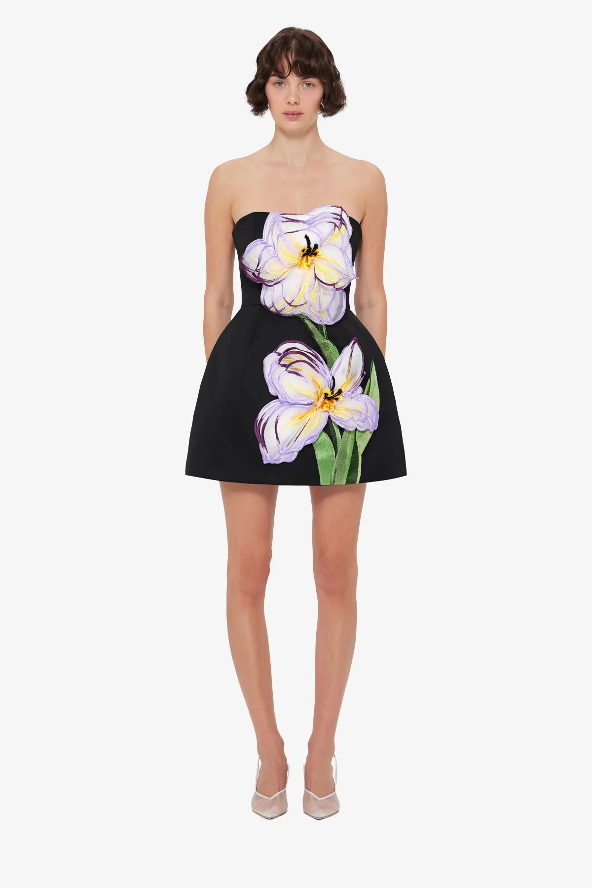 Iris Print in Ebony
