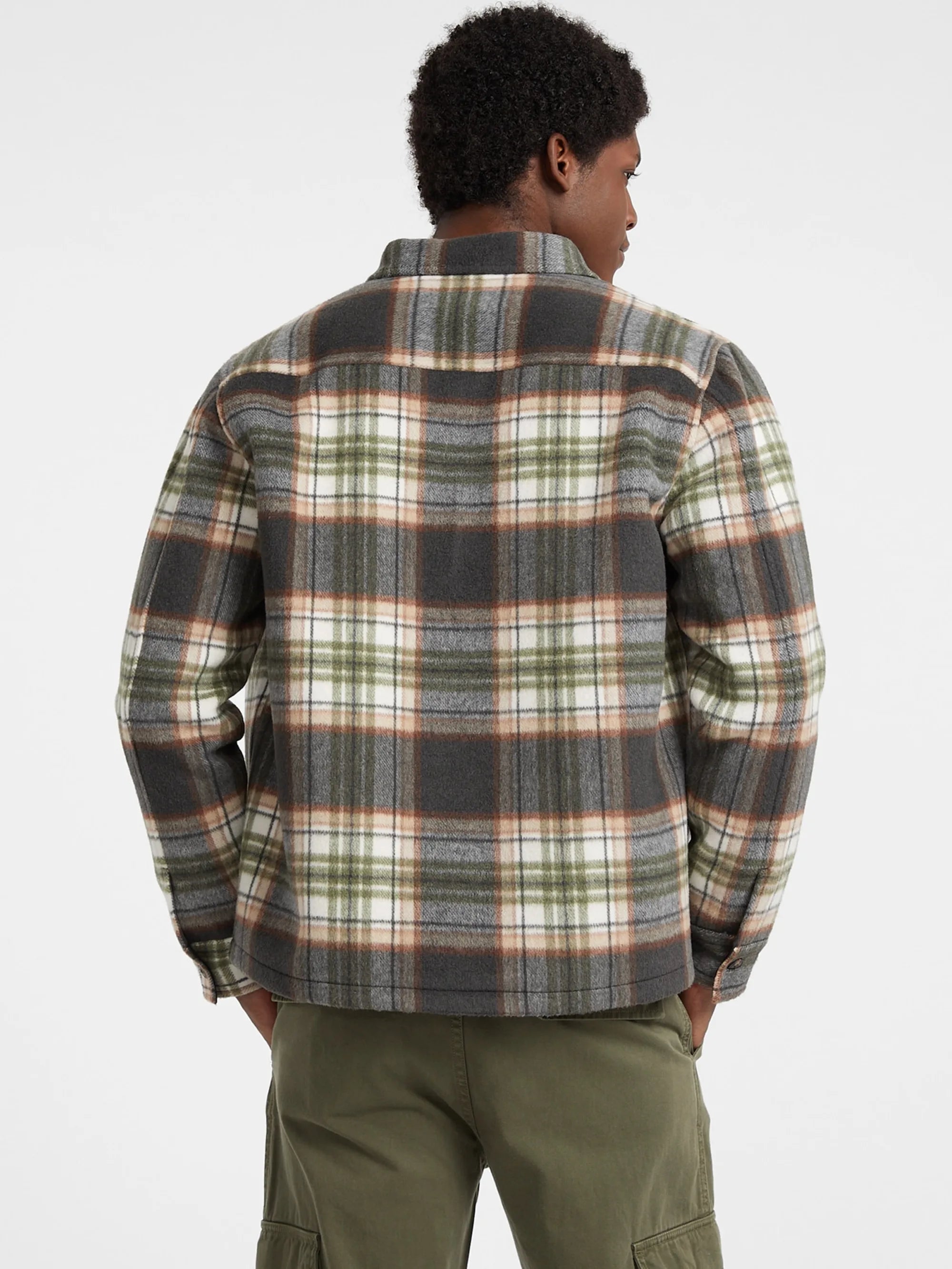 Washed Out Black Check
