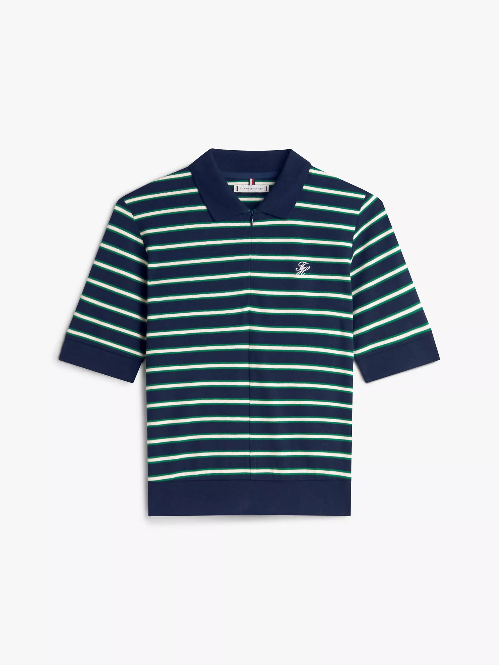 Navy / Green / Calico Multi Stripe
