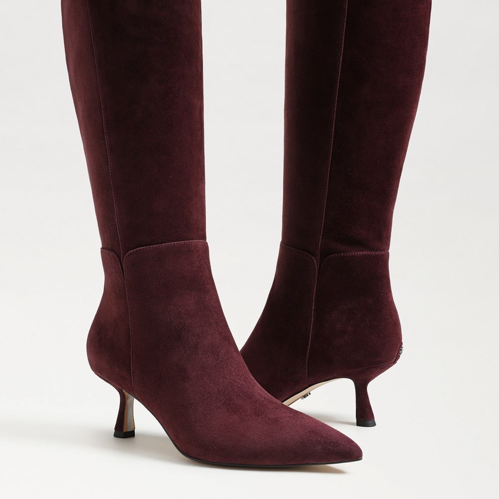 Parisian Plum Suede