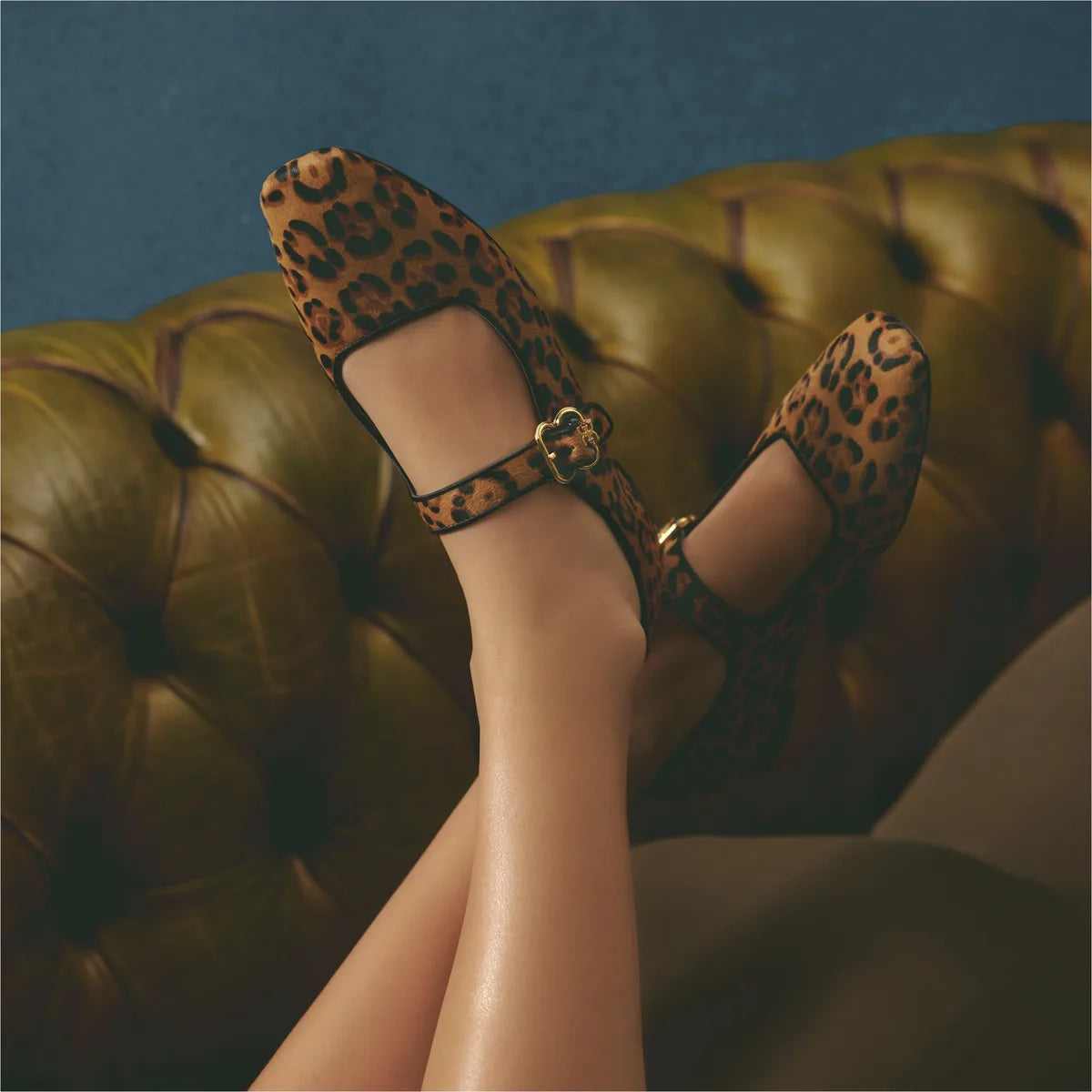 Leopard Brahma Hair Leather