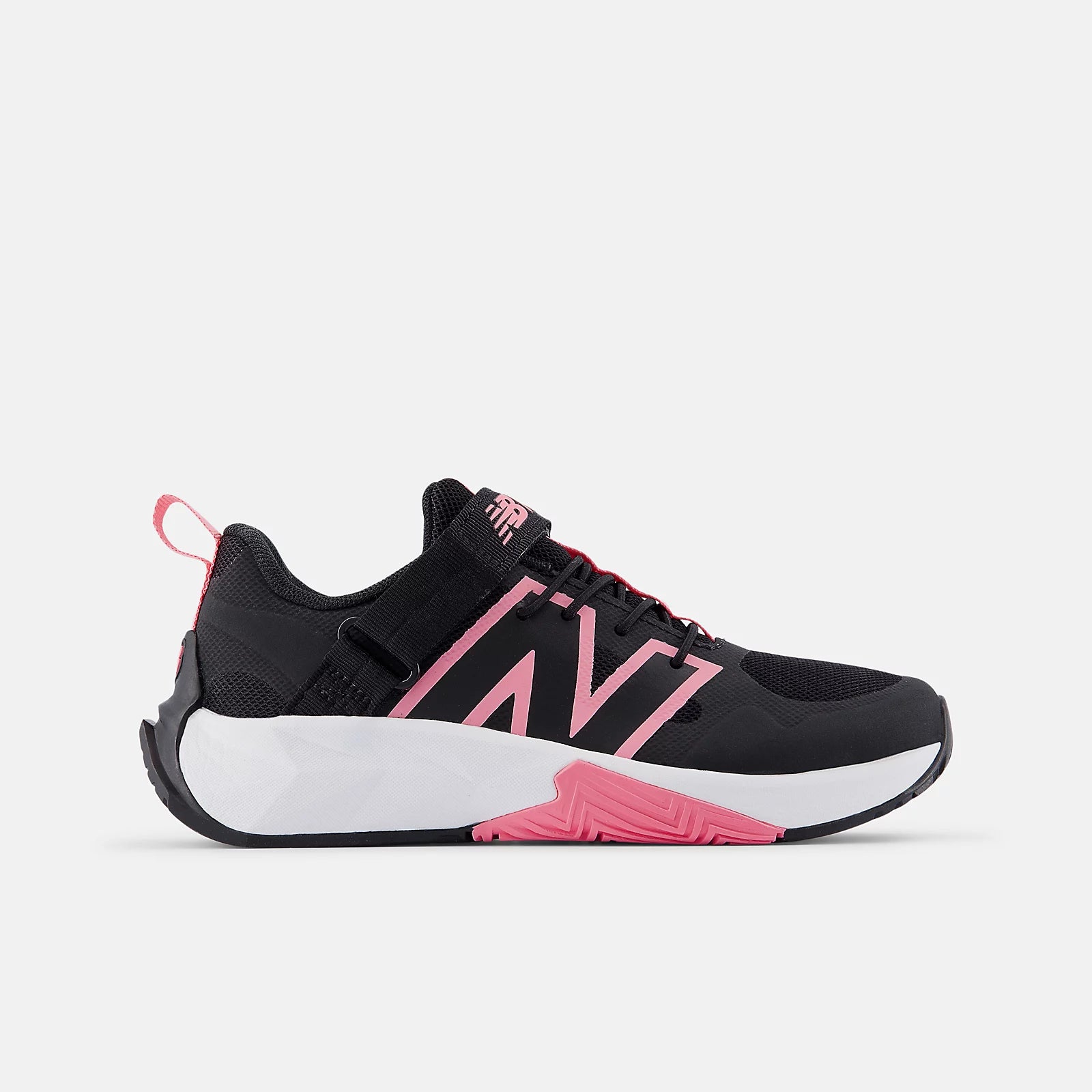 Black With Signal Pink And White