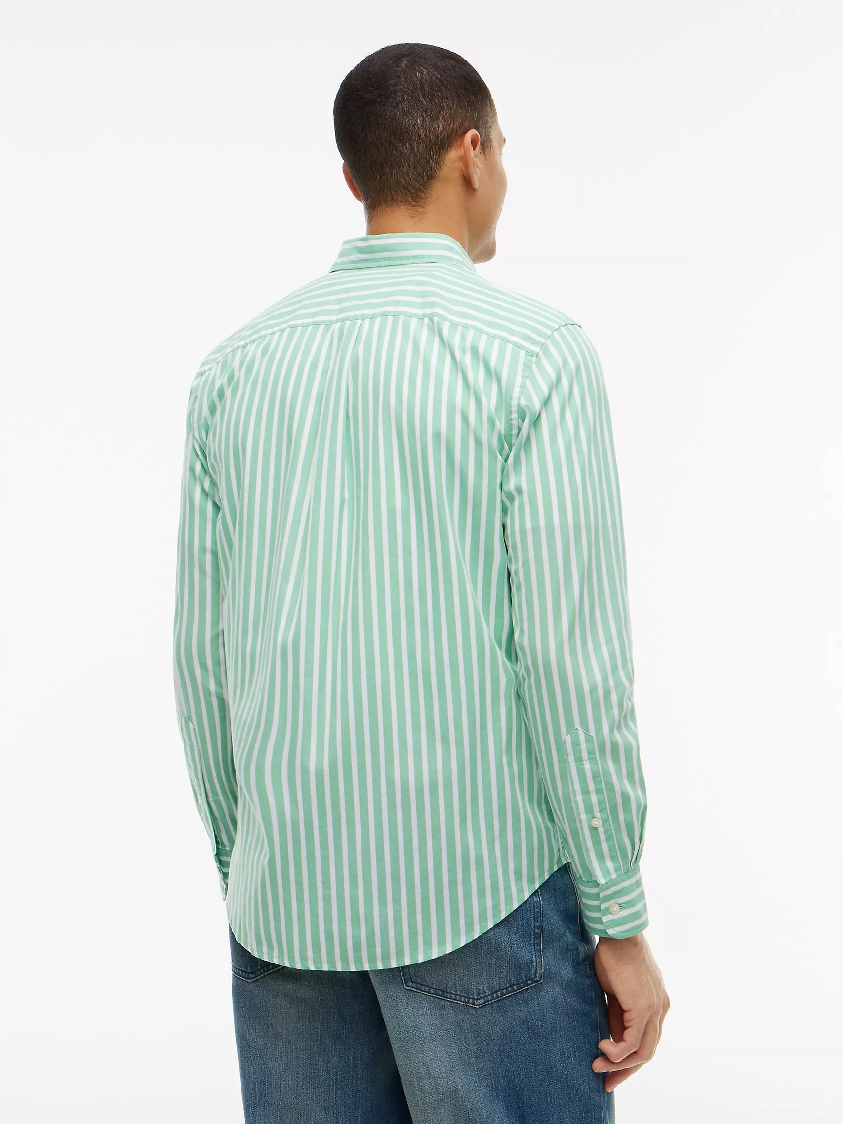 Cut Grass/White Stripe