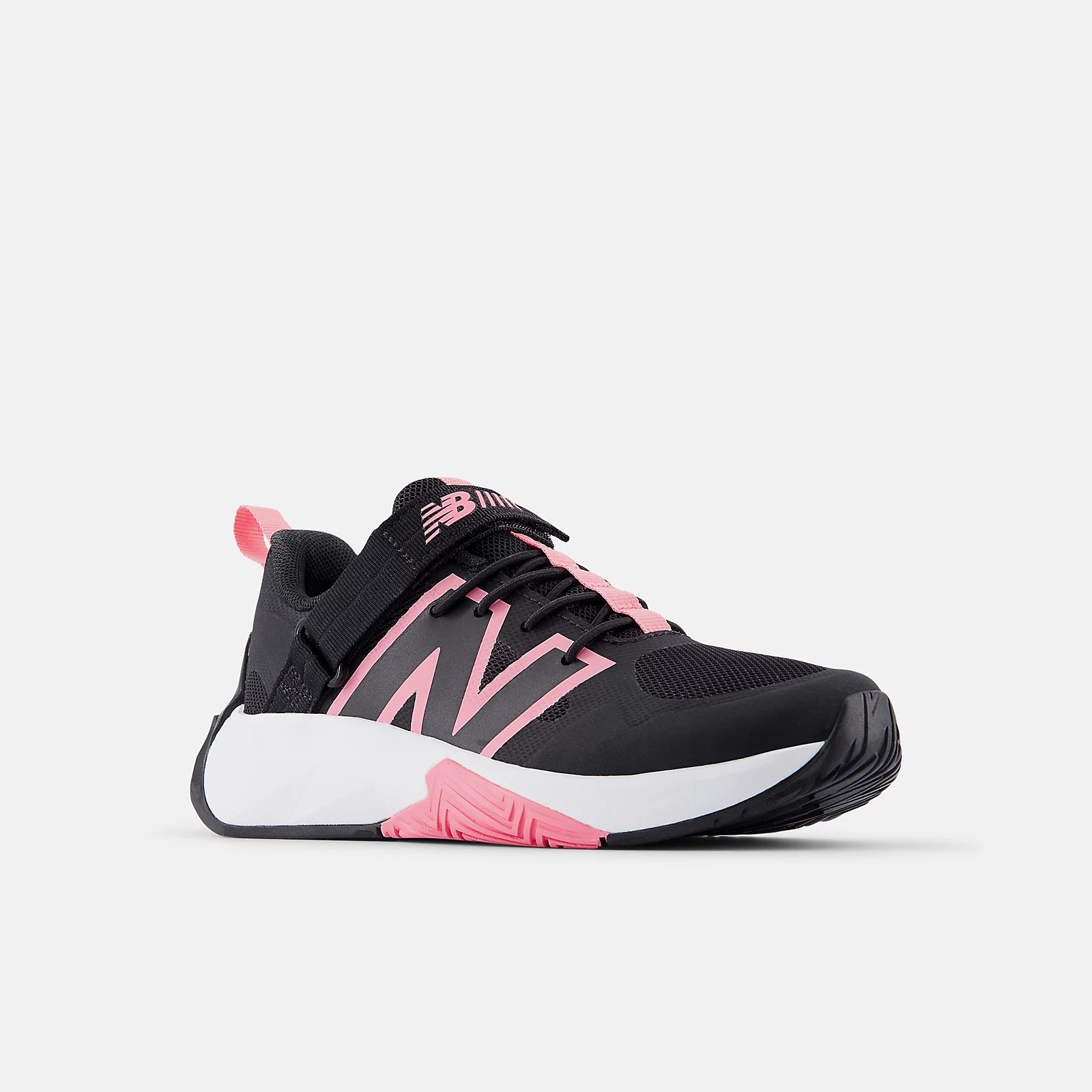 Black With Signal Pink And White