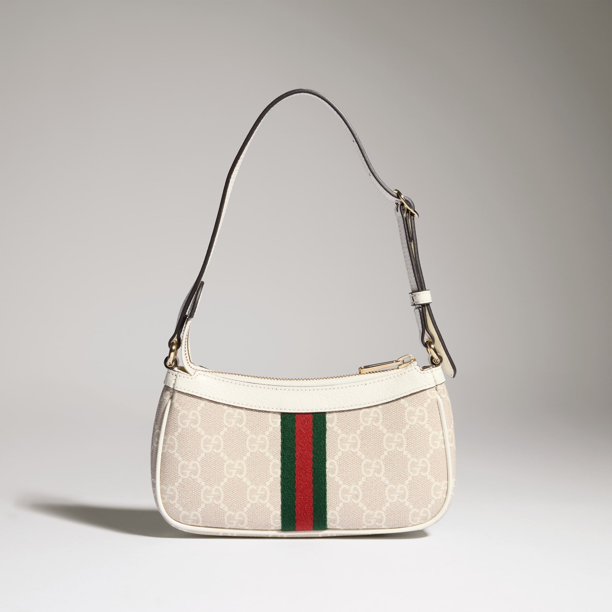 tela GG beige y blanco