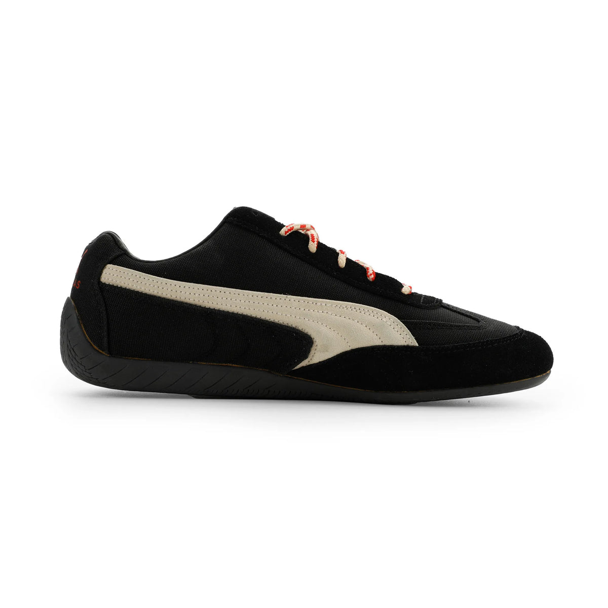 PUMA Black-Canvas-Candy Apple