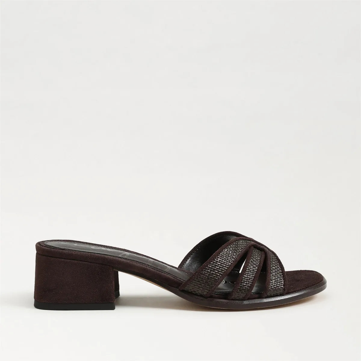 Café Noir Faux Raffia/Suede