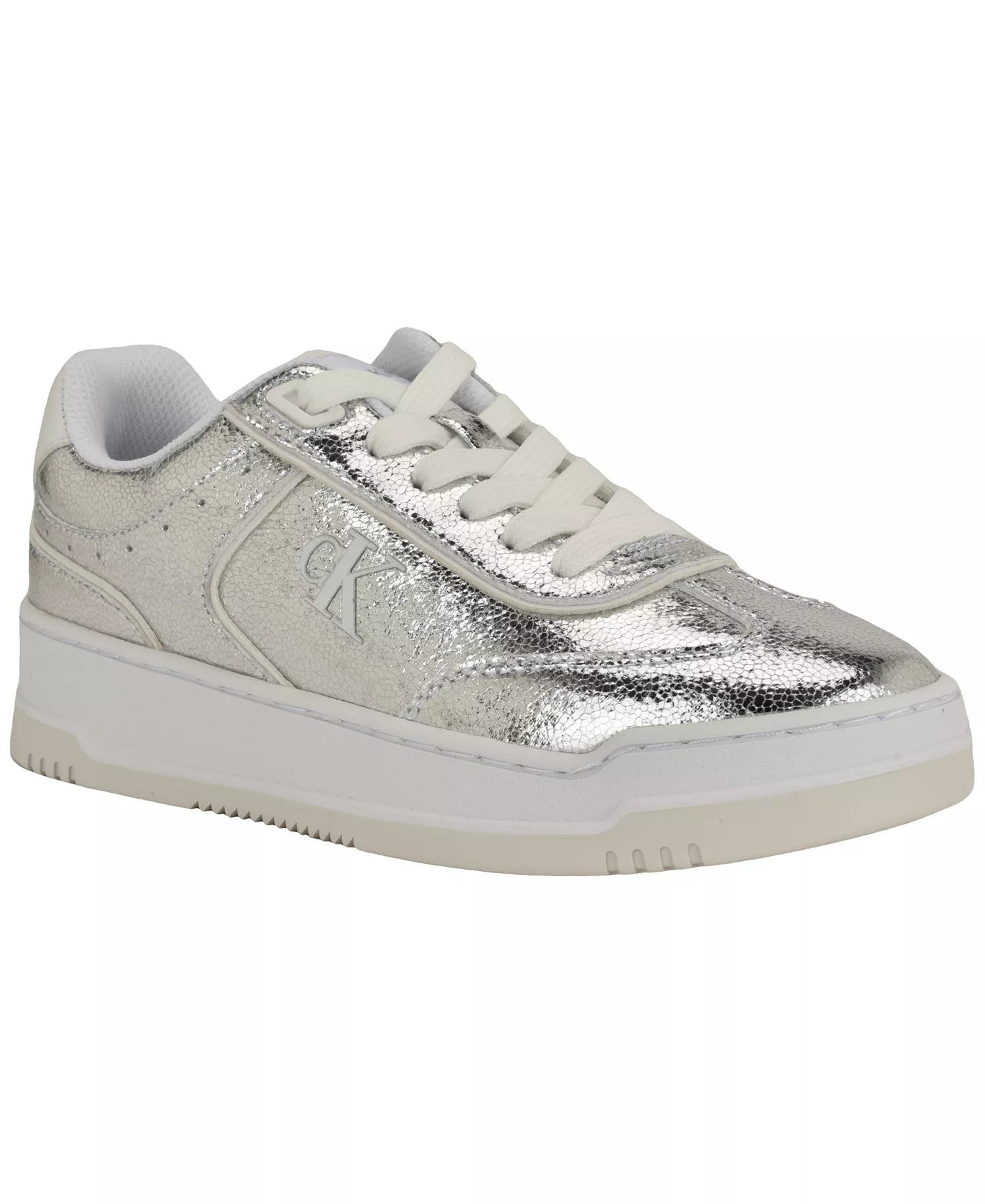 Silver/White